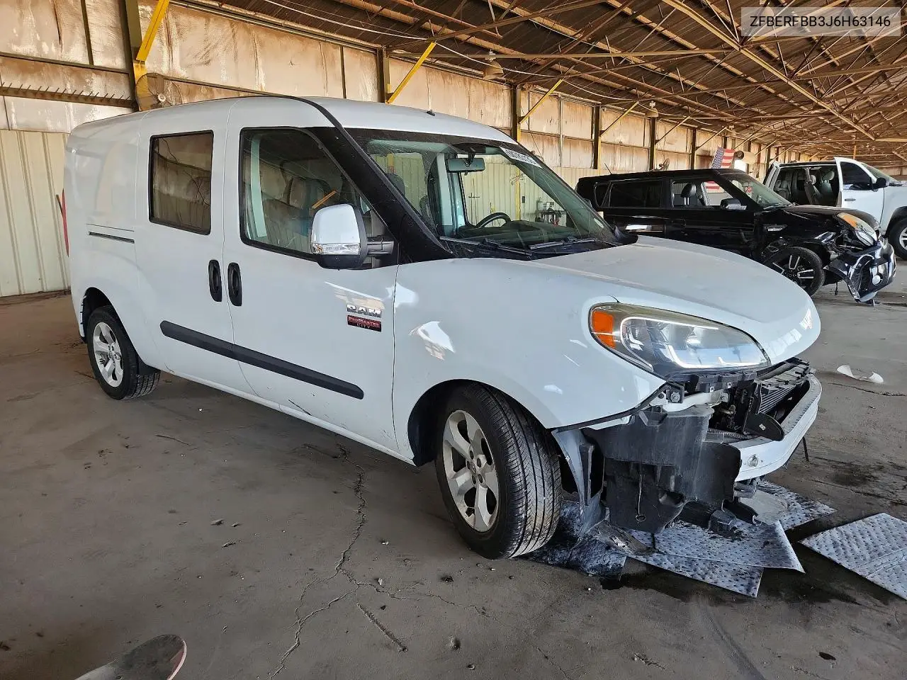 2018 Ram Promaster City Slt VIN: ZFBERFBB3J6H63146 Lot: 60783136