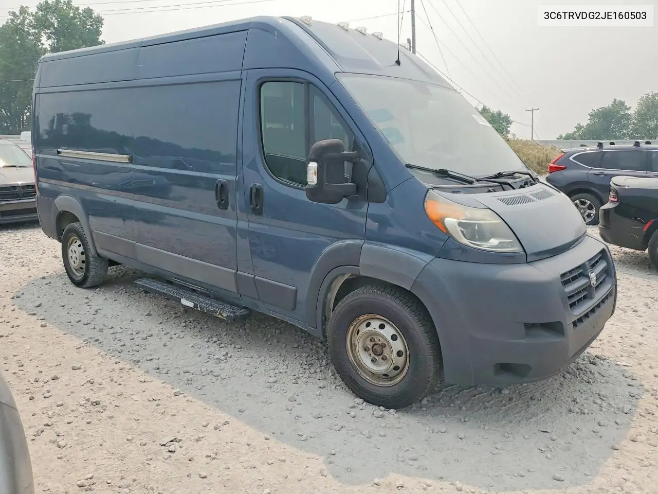 2018 Ram Promaster 2500 Delivery Van VIN: 3C6TRVDG2JE160503 Lot: 61083666