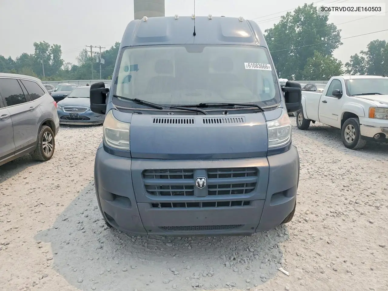 2018 Ram Promaster 2500 Delivery Van VIN: 3C6TRVDG2JE160503 Lot: 61083666
