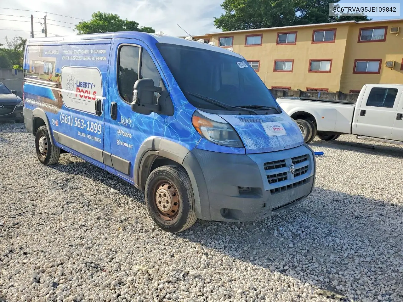 2018 Ram Promaster 1500 1500 Standard VIN: 3C6TRVAG5JE109842 Lot: 61427406