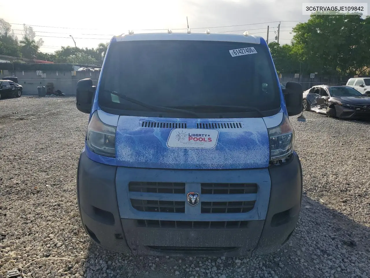 2018 Ram Promaster 1500 1500 Standard VIN: 3C6TRVAG5JE109842 Lot: 61427406