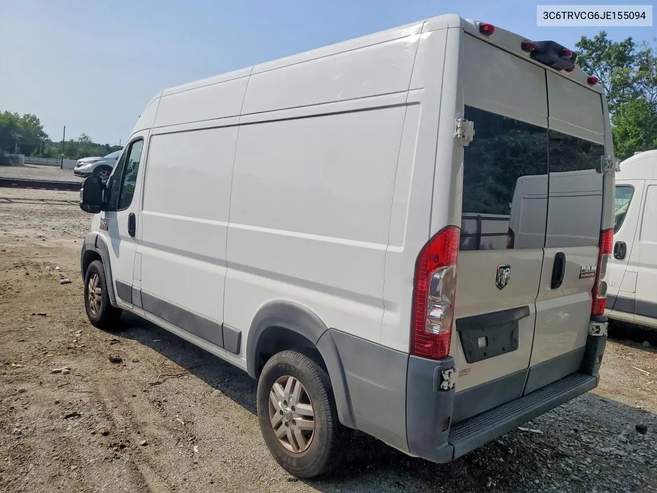 2018 Ram Promaster 2500 2500 High VIN: 3C6TRVCG6JE155094 Lot: 61745966