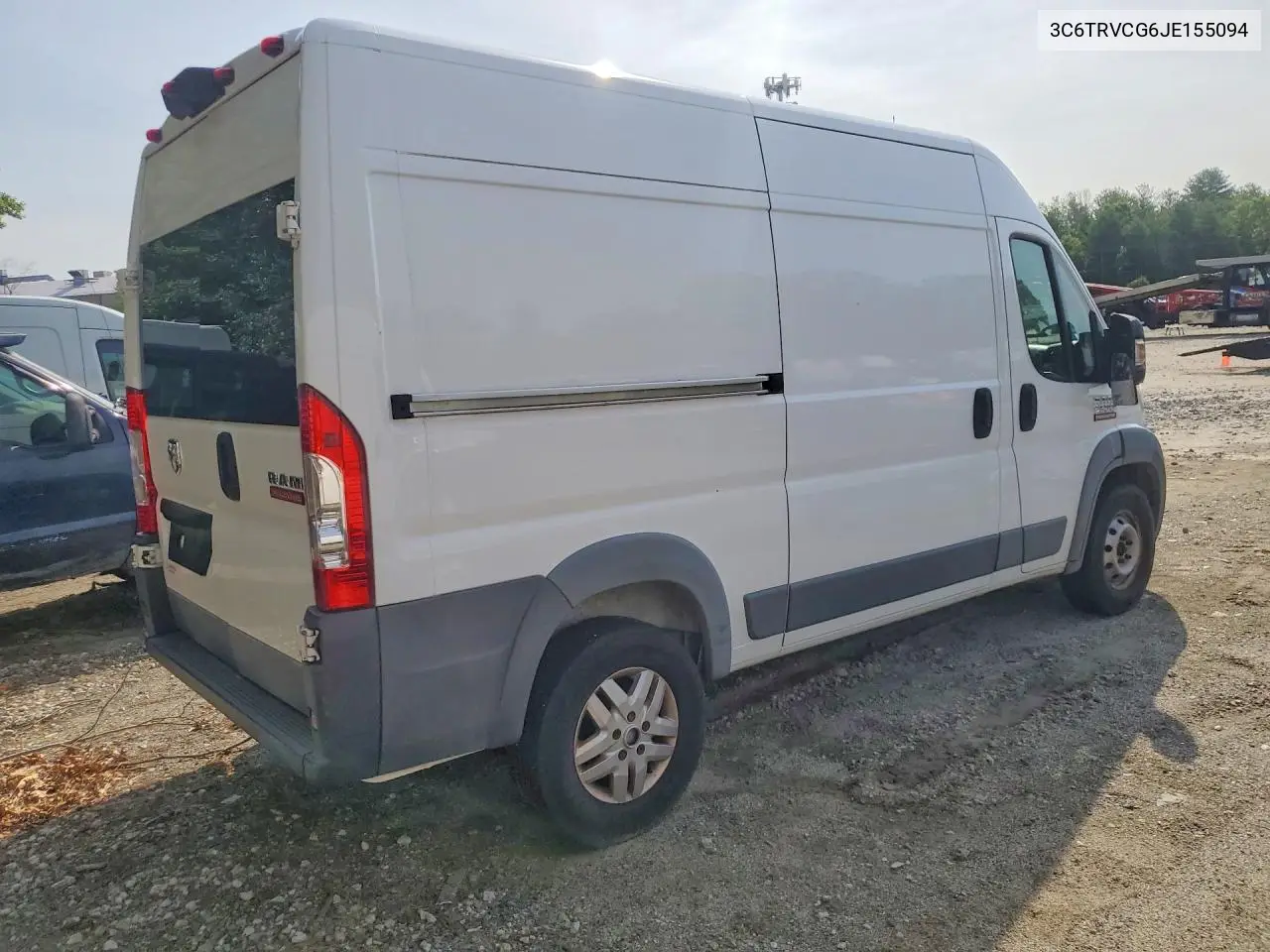 2018 Ram Promaster 2500 2500 High VIN: 3C6TRVCG6JE155094 Lot: 61745966