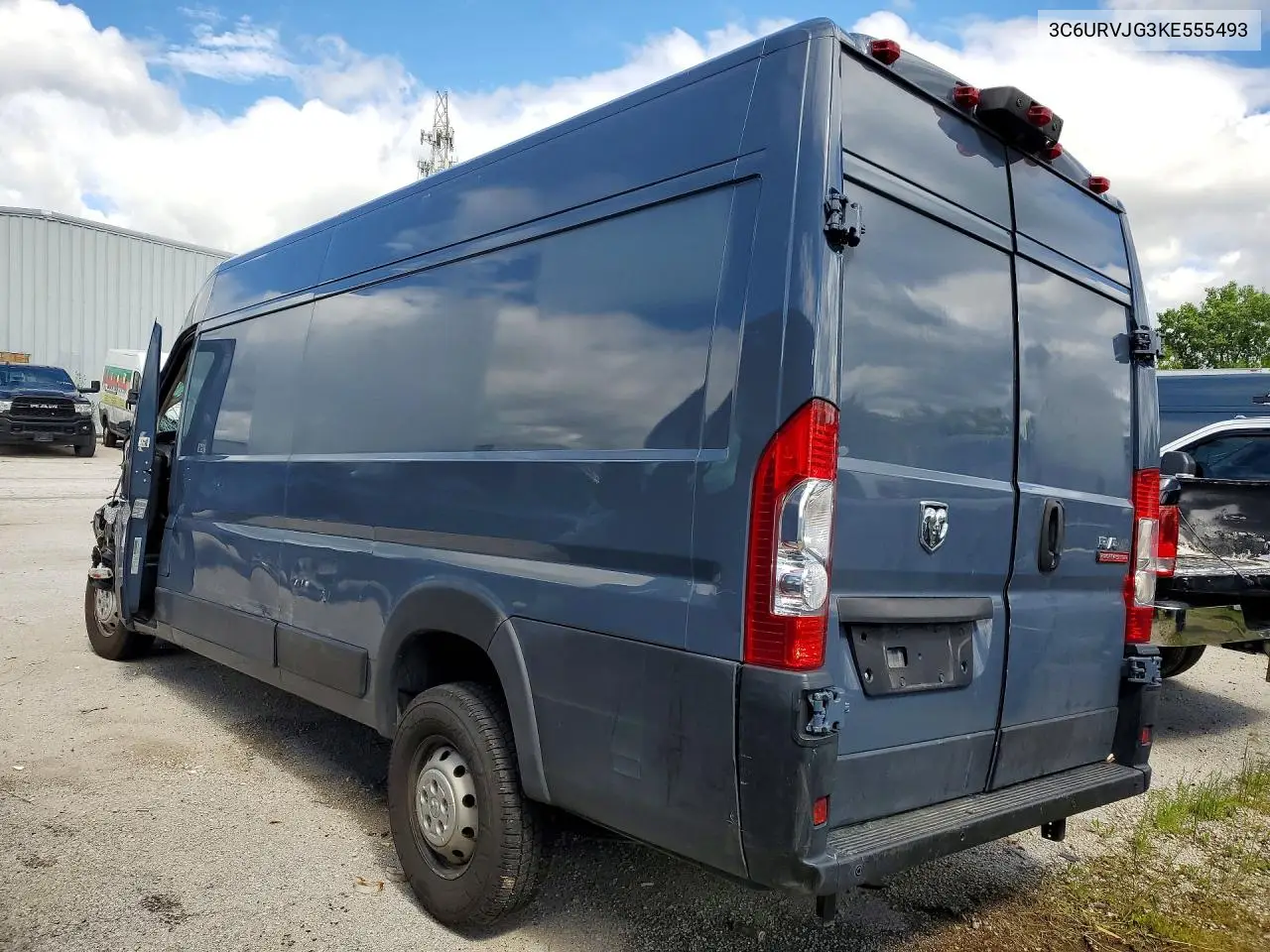 2019 Ram Promaster 3500 3500 High VIN: 3C6URVJG3KE555493 Lot: 57646966