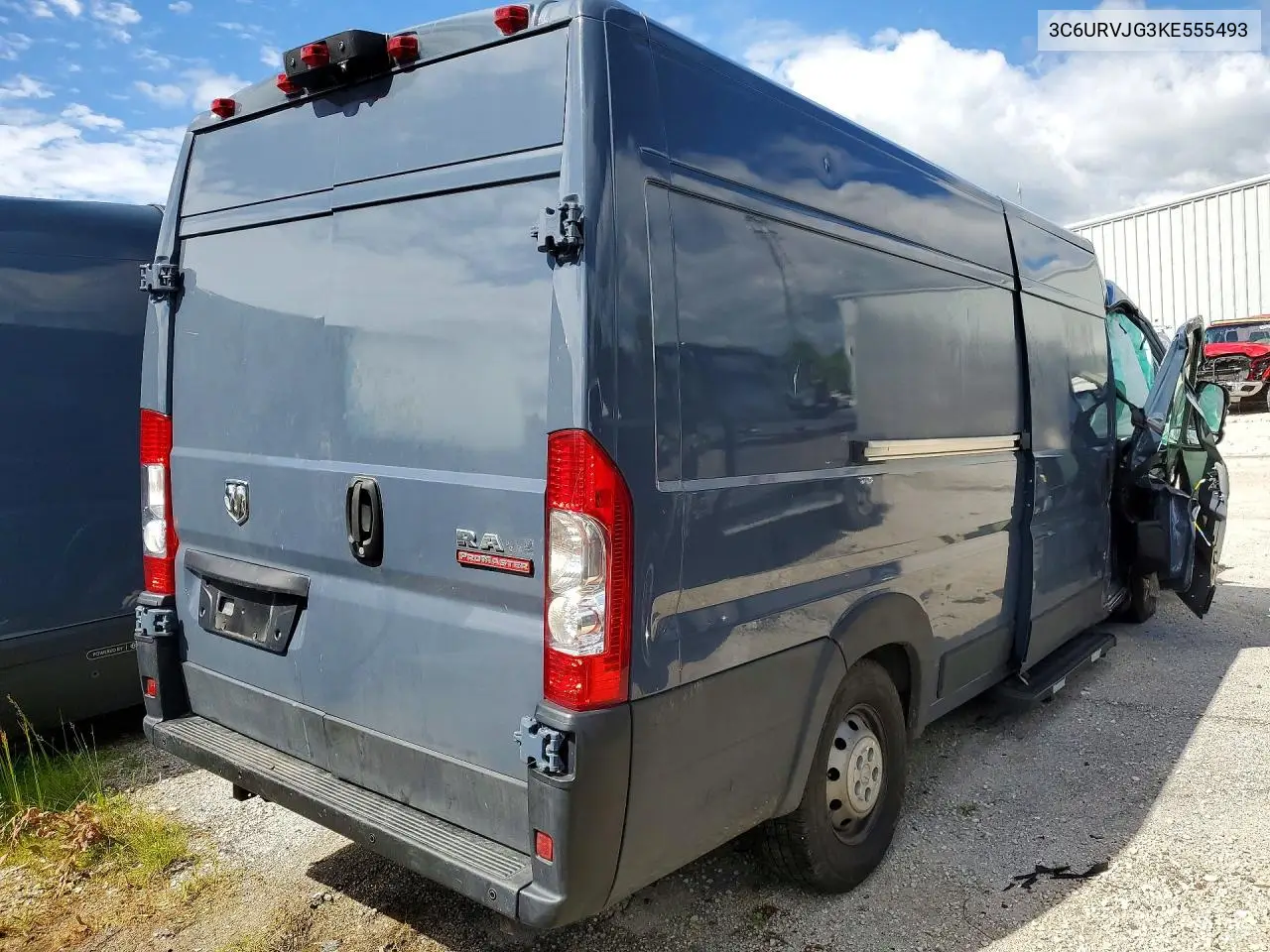 2019 Ram Promaster 3500 3500 High VIN: 3C6URVJG3KE555493 Lot: 57646966