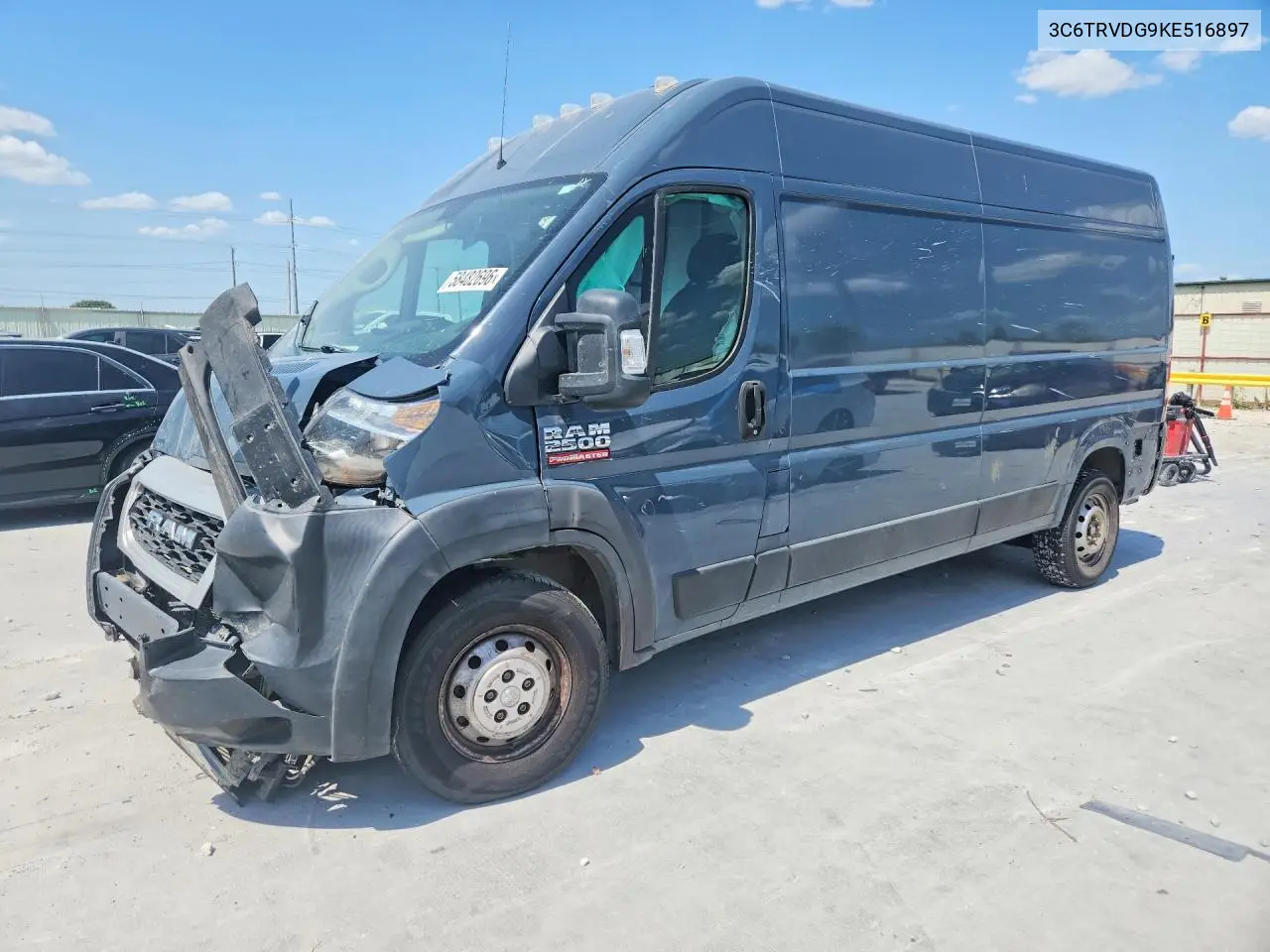 2019 Ram Promaster 2500 Delivery Van VIN: 3C6TRVDG9KE516897 Lot: 58482696