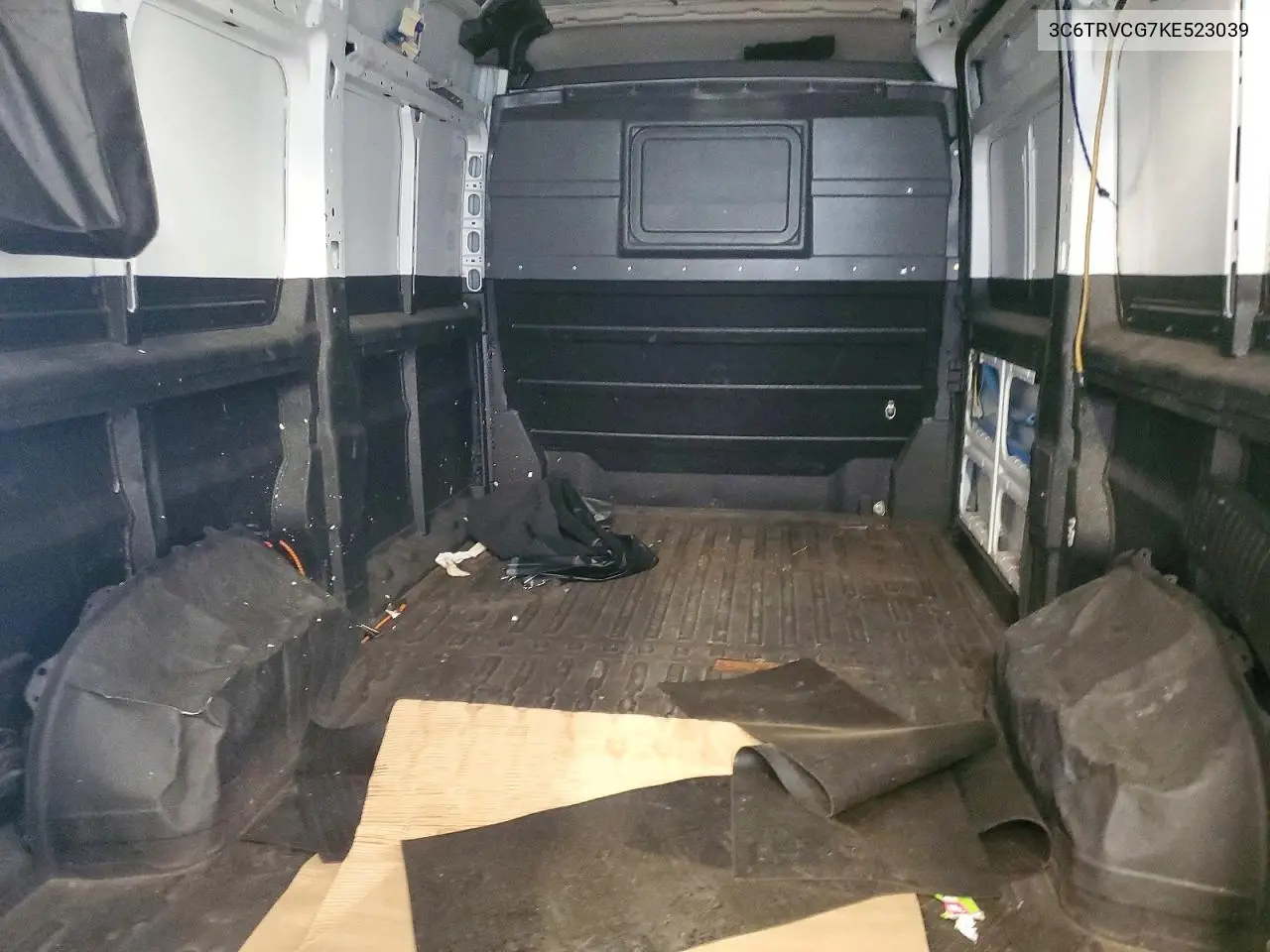 2019 Ram Promaster 2500 2500 High VIN: 3C6TRVCG7KE523039 Lot: 58700006