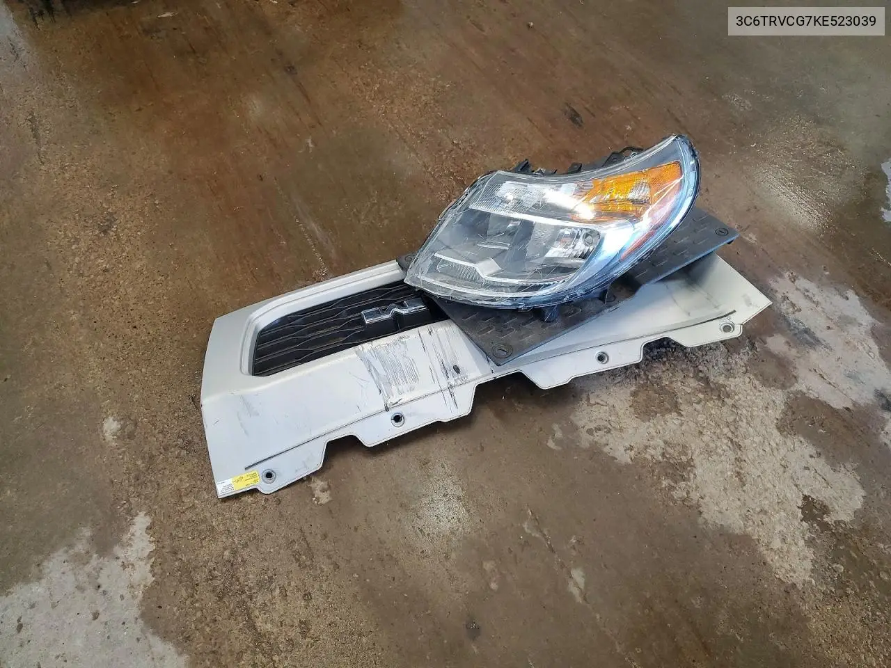 2019 Ram Promaster 2500 2500 High VIN: 3C6TRVCG7KE523039 Lot: 58700006