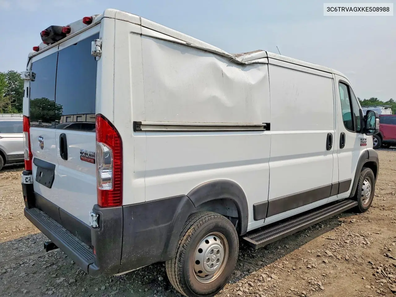 2019 Ram Promaster 1500 Delivery Van VIN: 3C6TRVAGXKE508988 Lot: 59590486