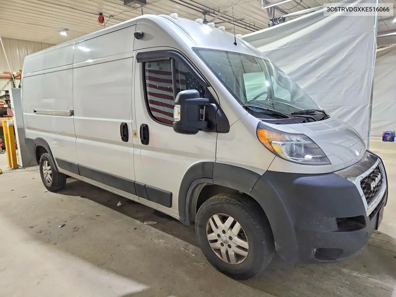 2019 Ram Promaster 2500 Delivery Van VIN: 3C6TRVDGXKE516066 Lot: 59696146