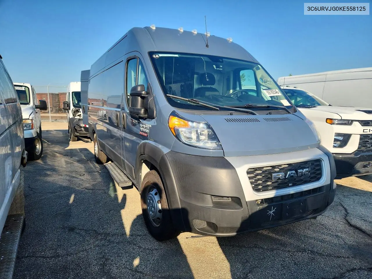 2019 Ram Promaster 3500 3500 High VIN: 3C6URVJG0KE558125 Lot: 59780546