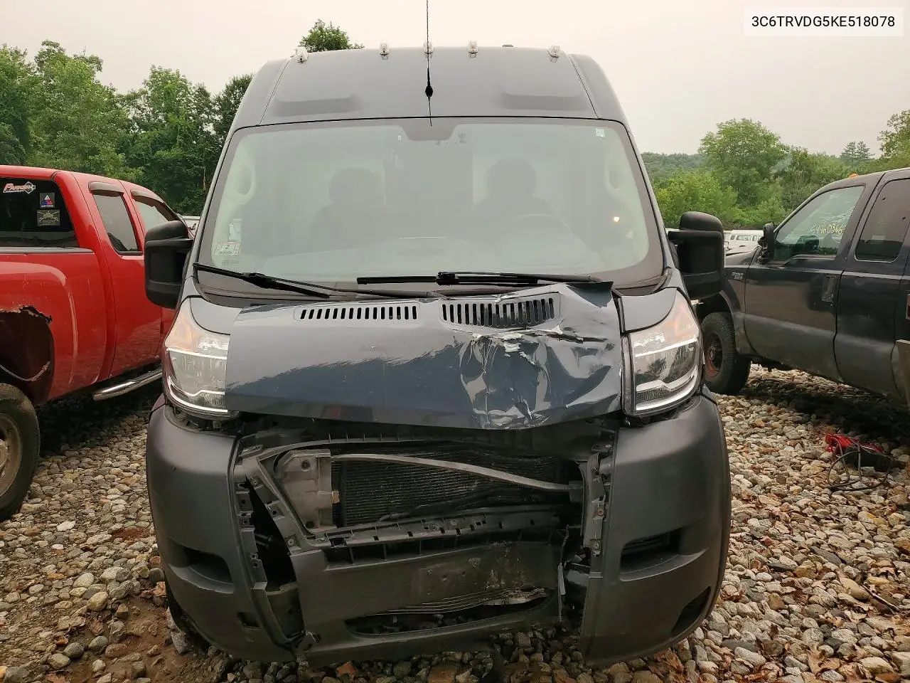 2019 Ram Promaster 2500 Delivery Van VIN: 3C6TRVDG5KE518078 Lot: 59837716