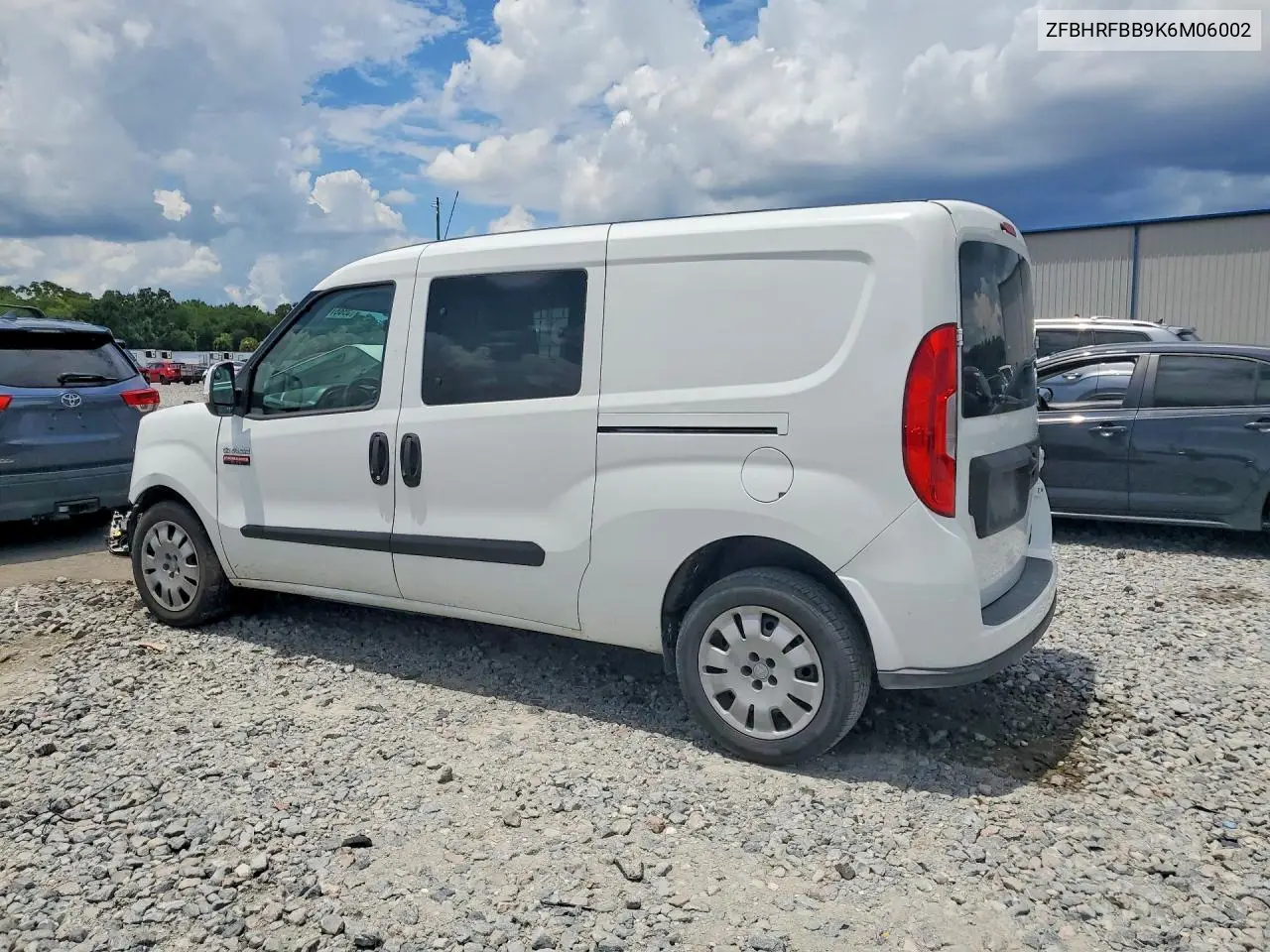 2019 Ram Promaster City Slt VIN: ZFBHRFBB9K6M06002 Lot: 59887856