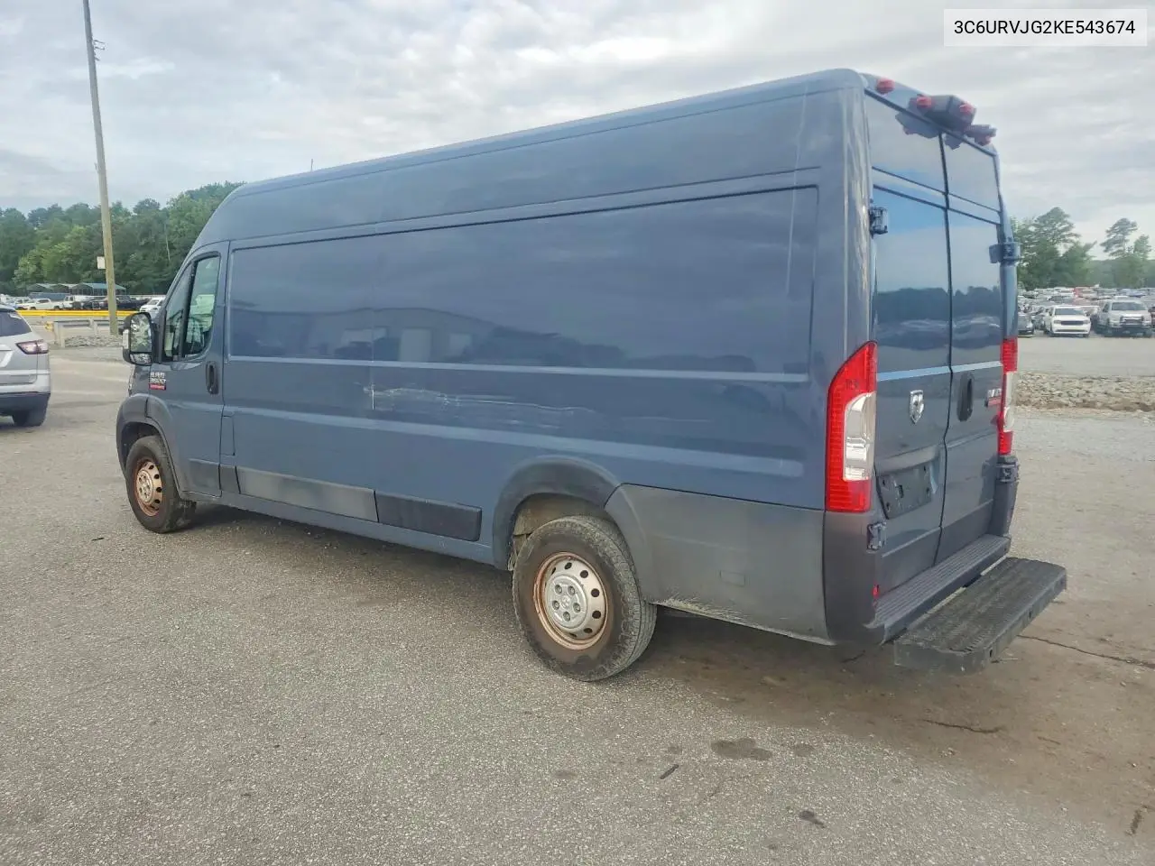 2019 Ram Promaster 3500 3500 High VIN: 3C6URVJG2KE543674 Lot: 60203066