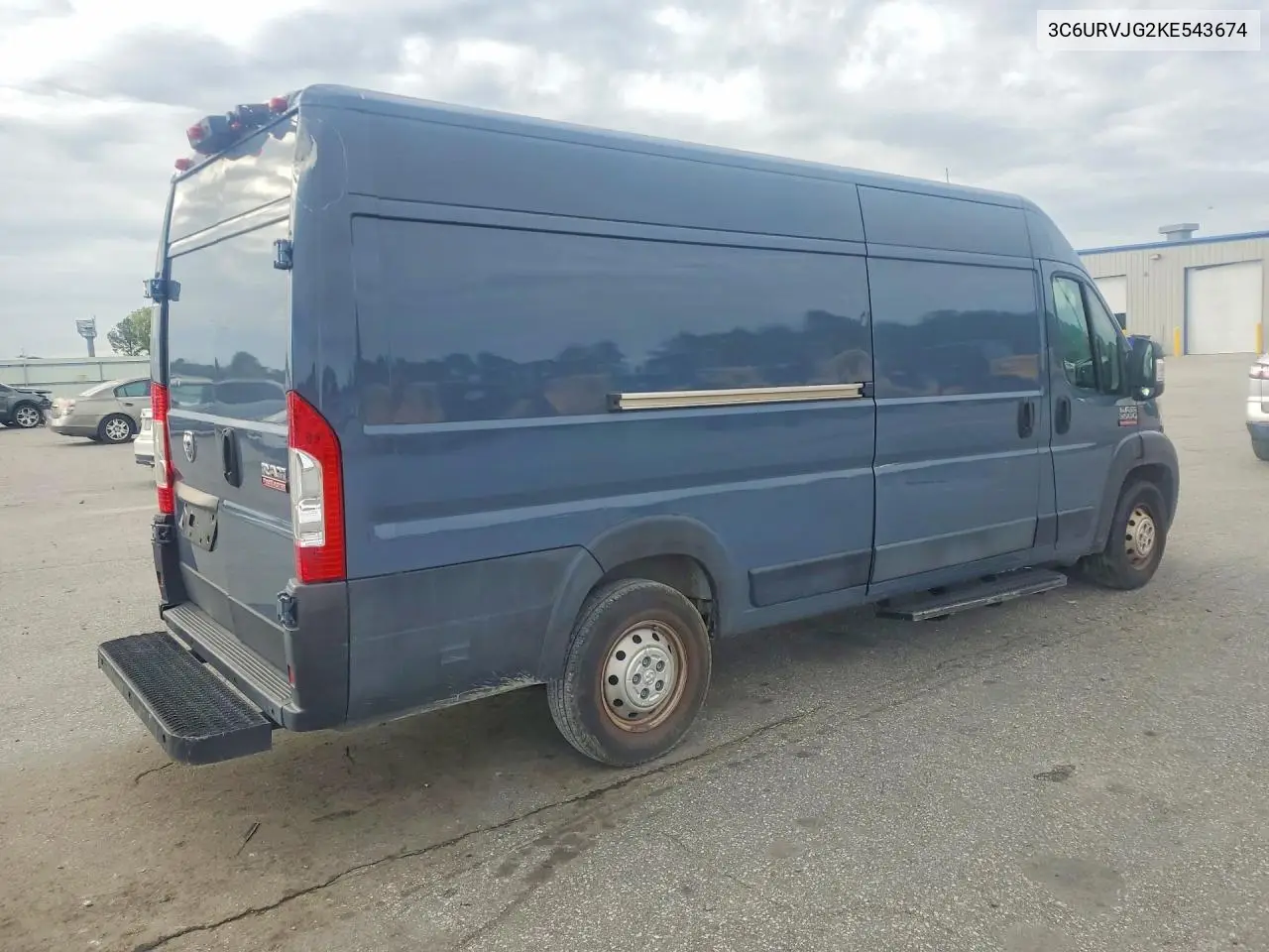 2019 Ram Promaster 3500 3500 High VIN: 3C6URVJG2KE543674 Lot: 60203066