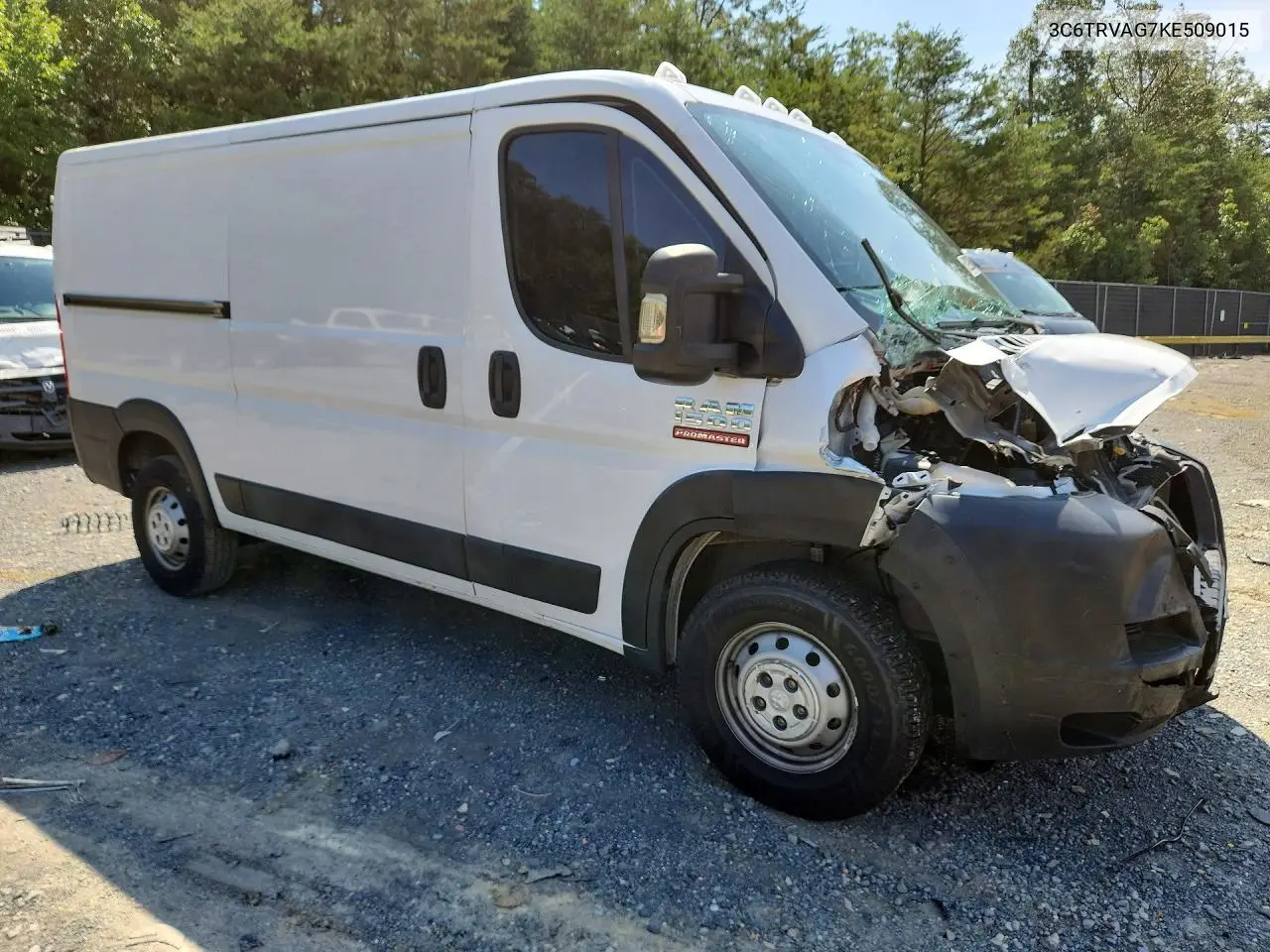 2019 Ram Promaster 1500 1500 Standard VIN: 3C6TRVAG7KE509015 Lot: 60292866