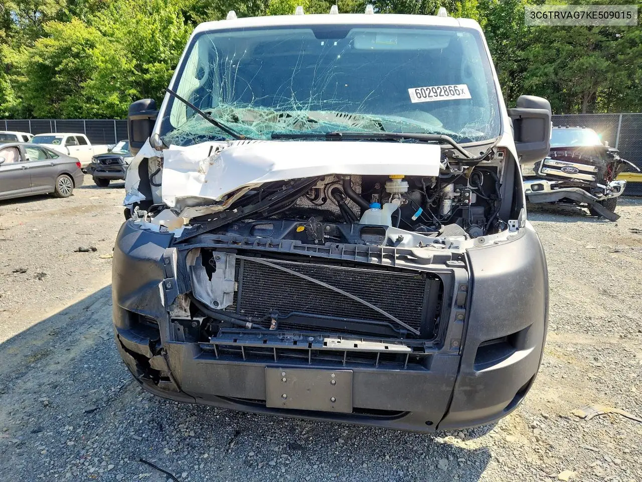 2019 Ram Promaster 1500 1500 Standard VIN: 3C6TRVAG7KE509015 Lot: 60292866