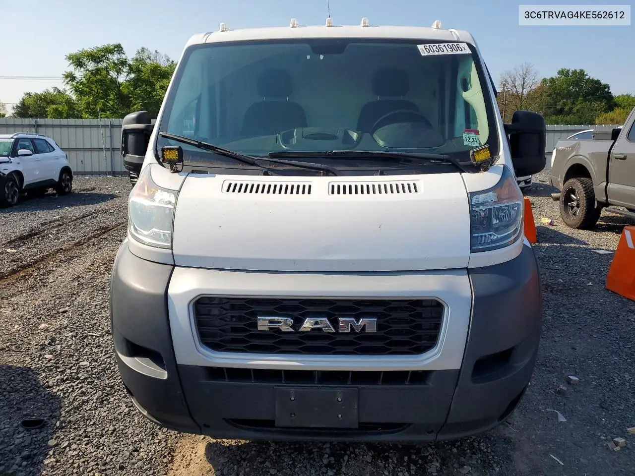 2019 Ram Promaster 1500 1500 Standard VIN: 3C6TRVAG4KE562612 Lot: 60361906