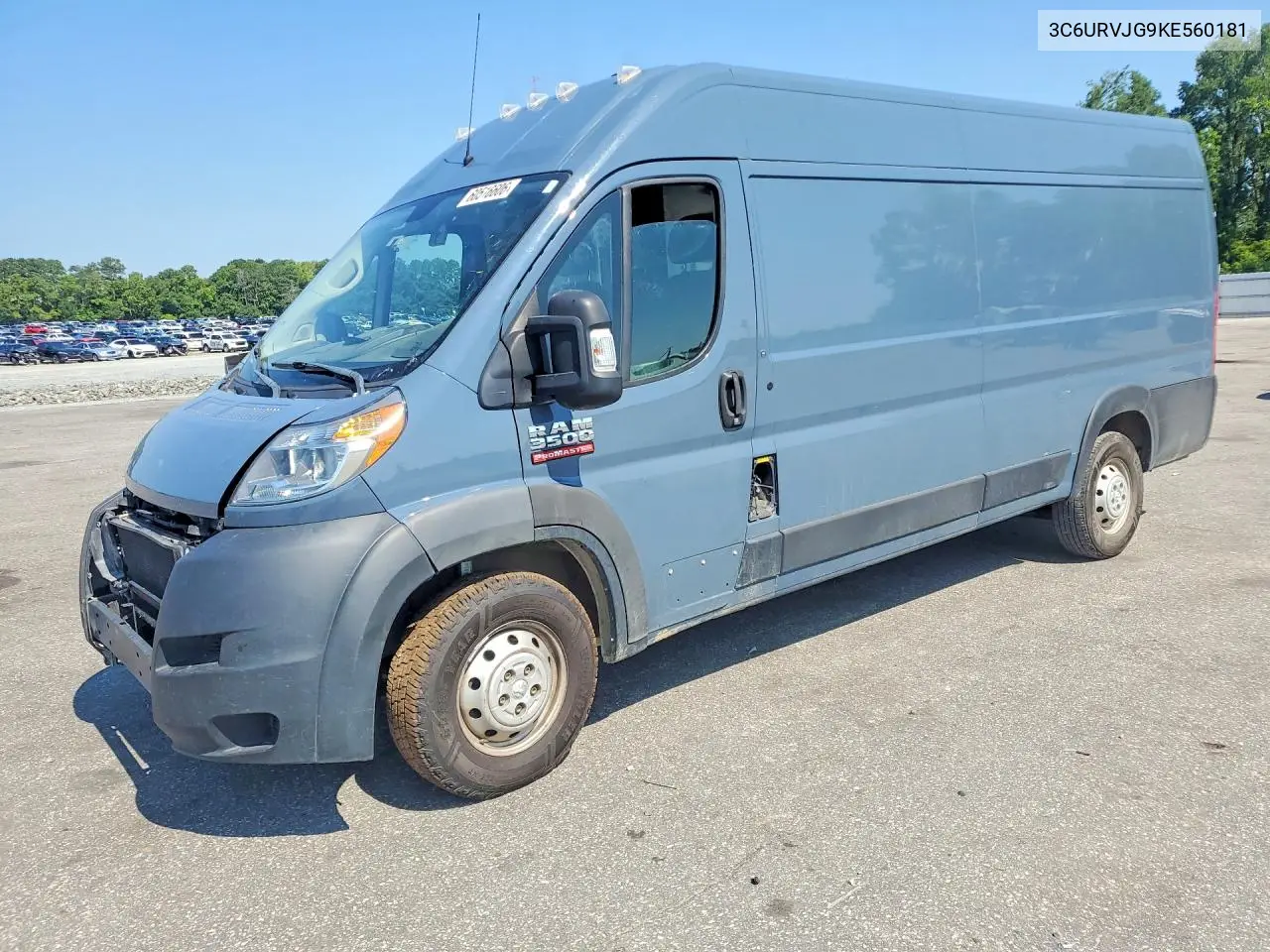 2019 Ram Promaster 3500 Delivery Van VIN: 3C6URVJG9KE560181 Lot: 60516606