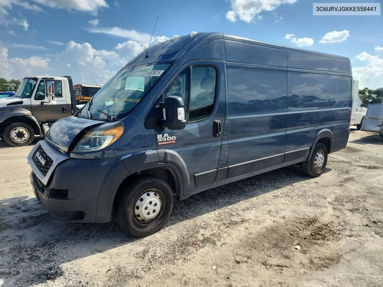 2019 Ram Promaster 3500 3500 High VIN: 3C6URVJGXKE558441 Lot: 60638416