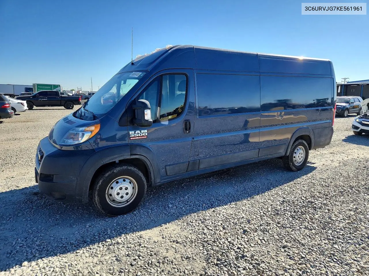 2019 Ram Promaster 3500 3500 High VIN: 3C6URVJG7KE561961 Lot: 60654146