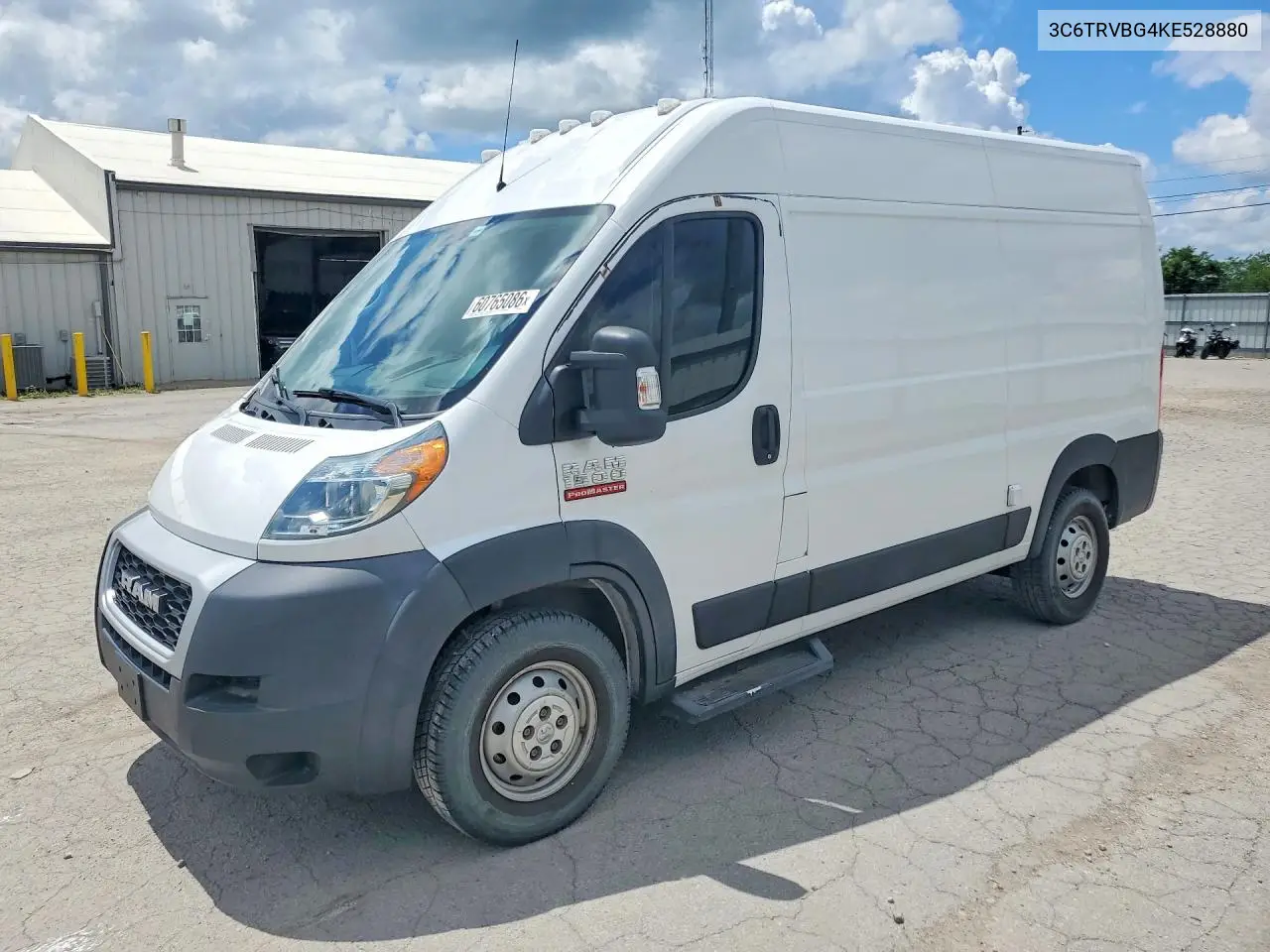 2019 Ram Promaster 1500 Rv VIN: 3C6TRVBG4KE528880 Lot: 60765086