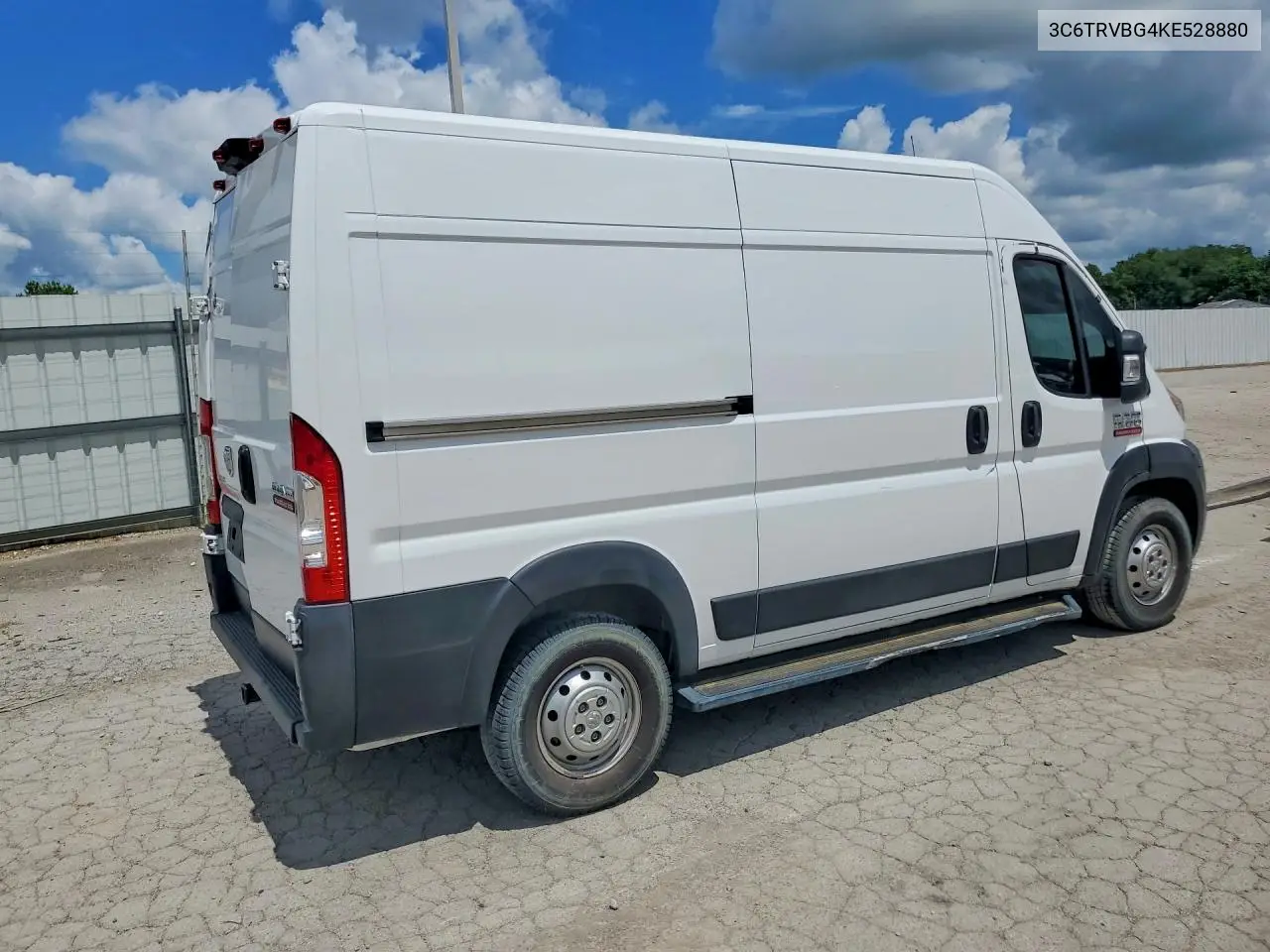 2019 Ram Promaster 1500 Rv VIN: 3C6TRVBG4KE528880 Lot: 60765086