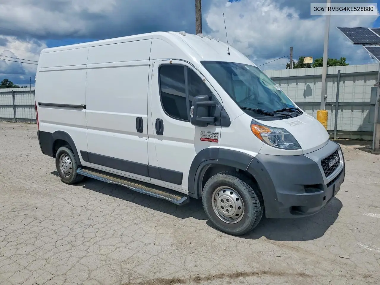 2019 Ram Promaster 1500 Rv VIN: 3C6TRVBG4KE528880 Lot: 60765086