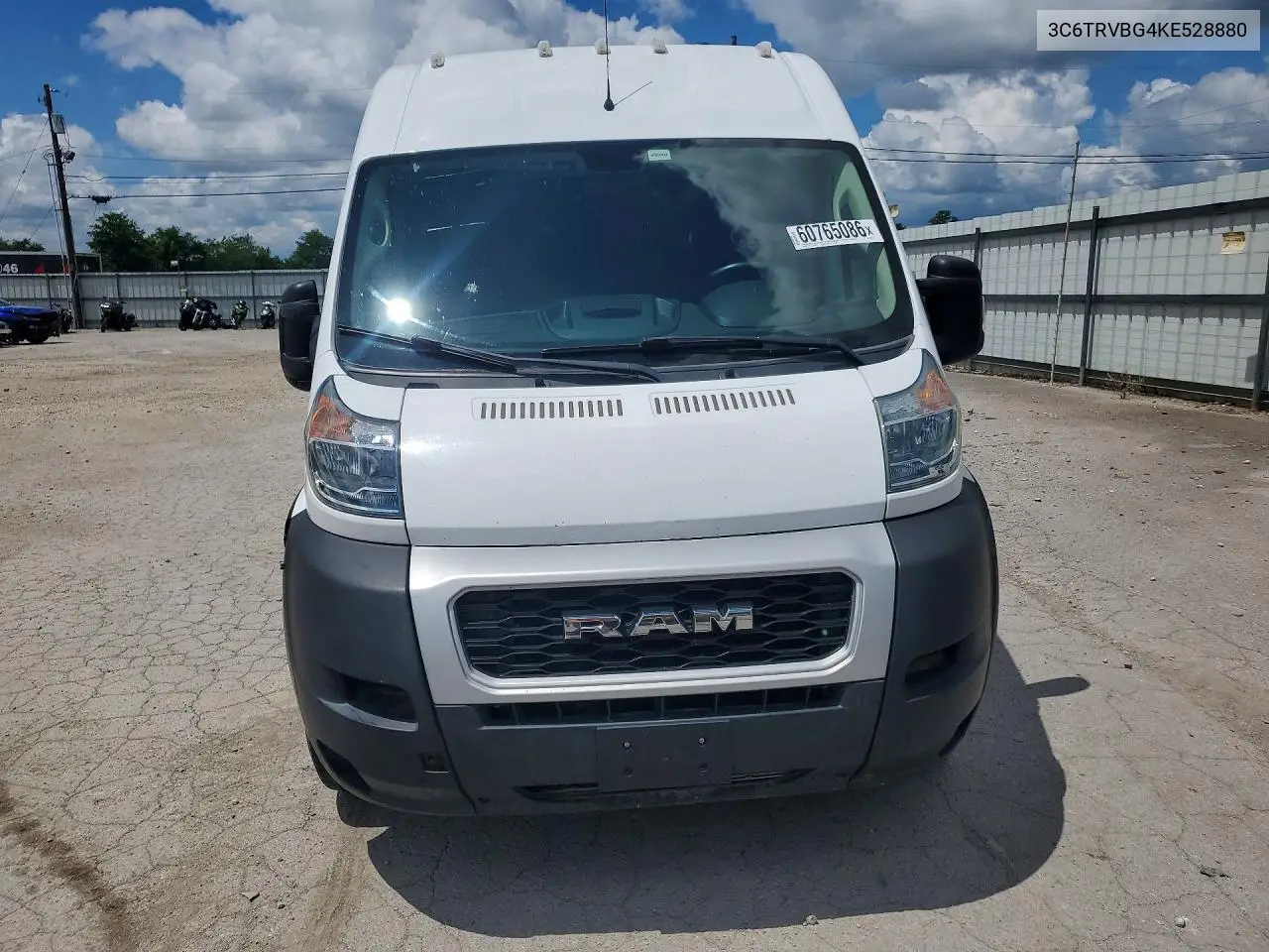 2019 Ram Promaster 1500 Rv VIN: 3C6TRVBG4KE528880 Lot: 60765086