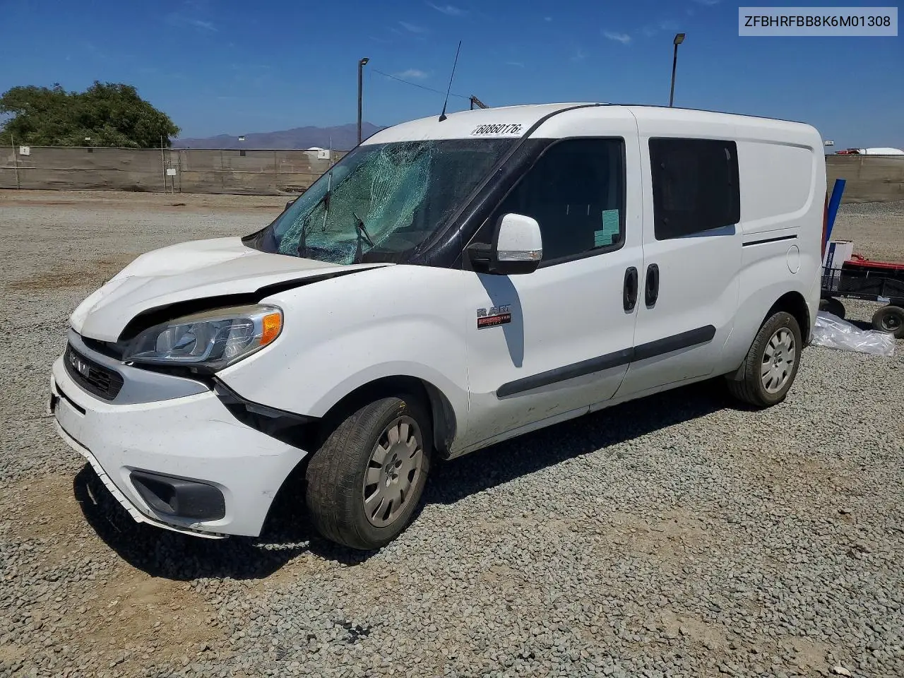 2019 Ram Promaster City Slt VIN: ZFBHRFBB8K6M01308 Lot: 60860176