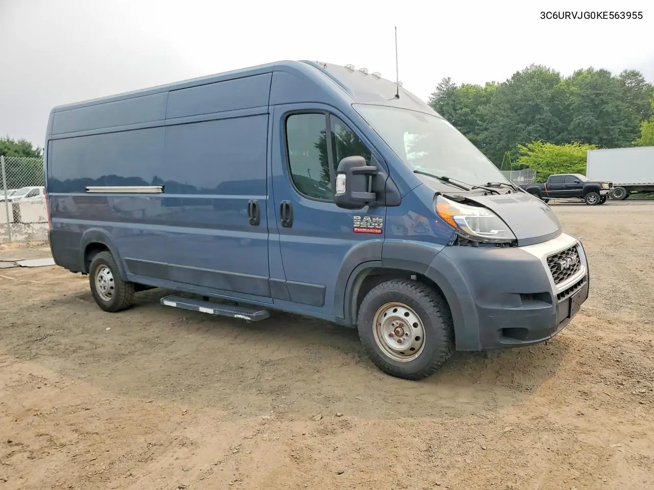 2019 Ram Promaster 3500 3500 High VIN: 3C6URVJG0KE563955 Lot: 60864776