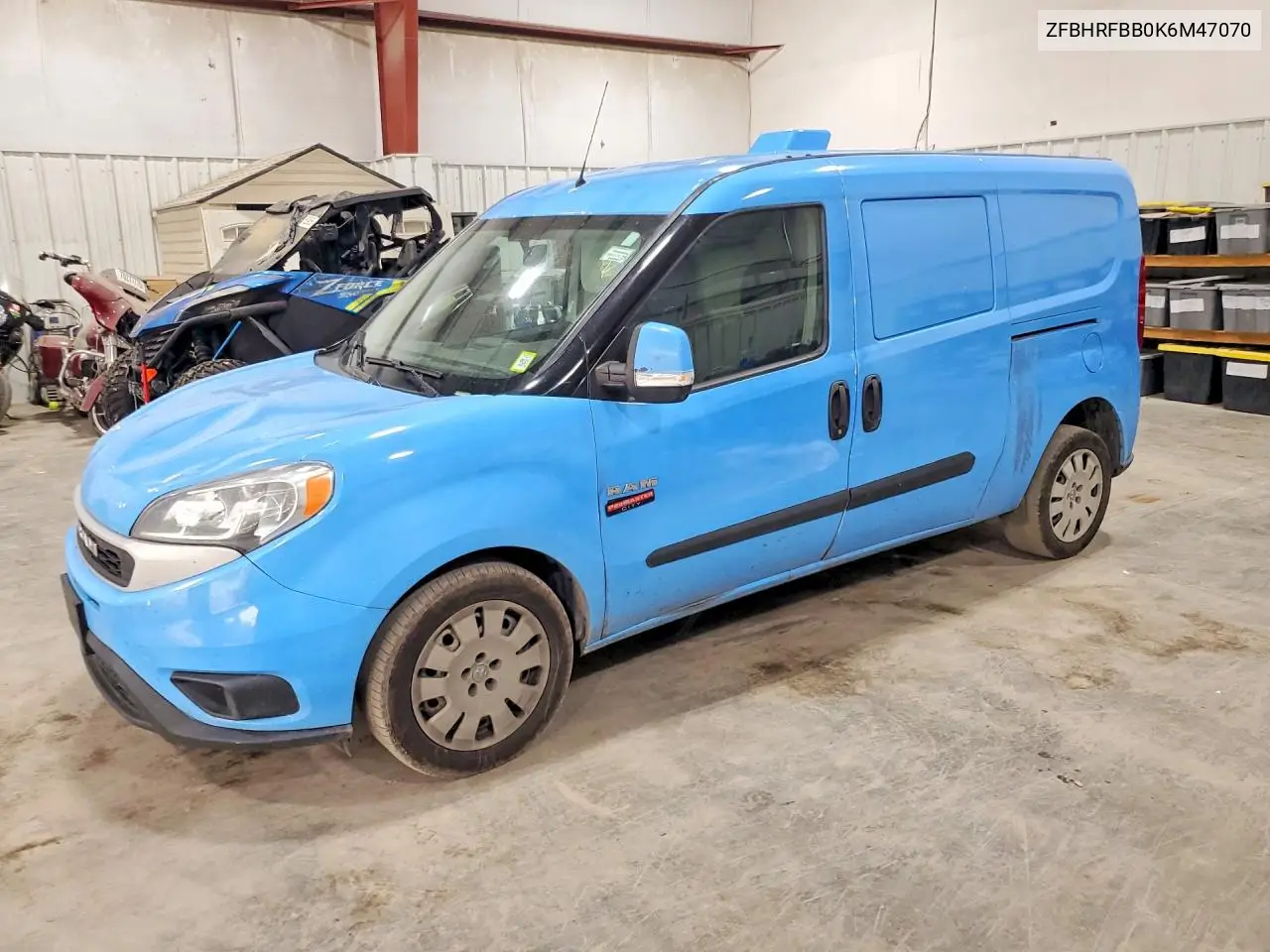 2019 Ram Promaster City Slt VIN: ZFBHRFBB0K6M47070 Lot: 61133306