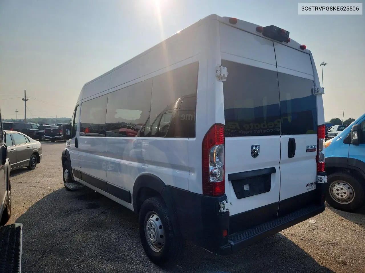 2019 Ram Promaster 2500 2500 High VIN: 3C6TRVPG8KE525506 Lot: 61189776