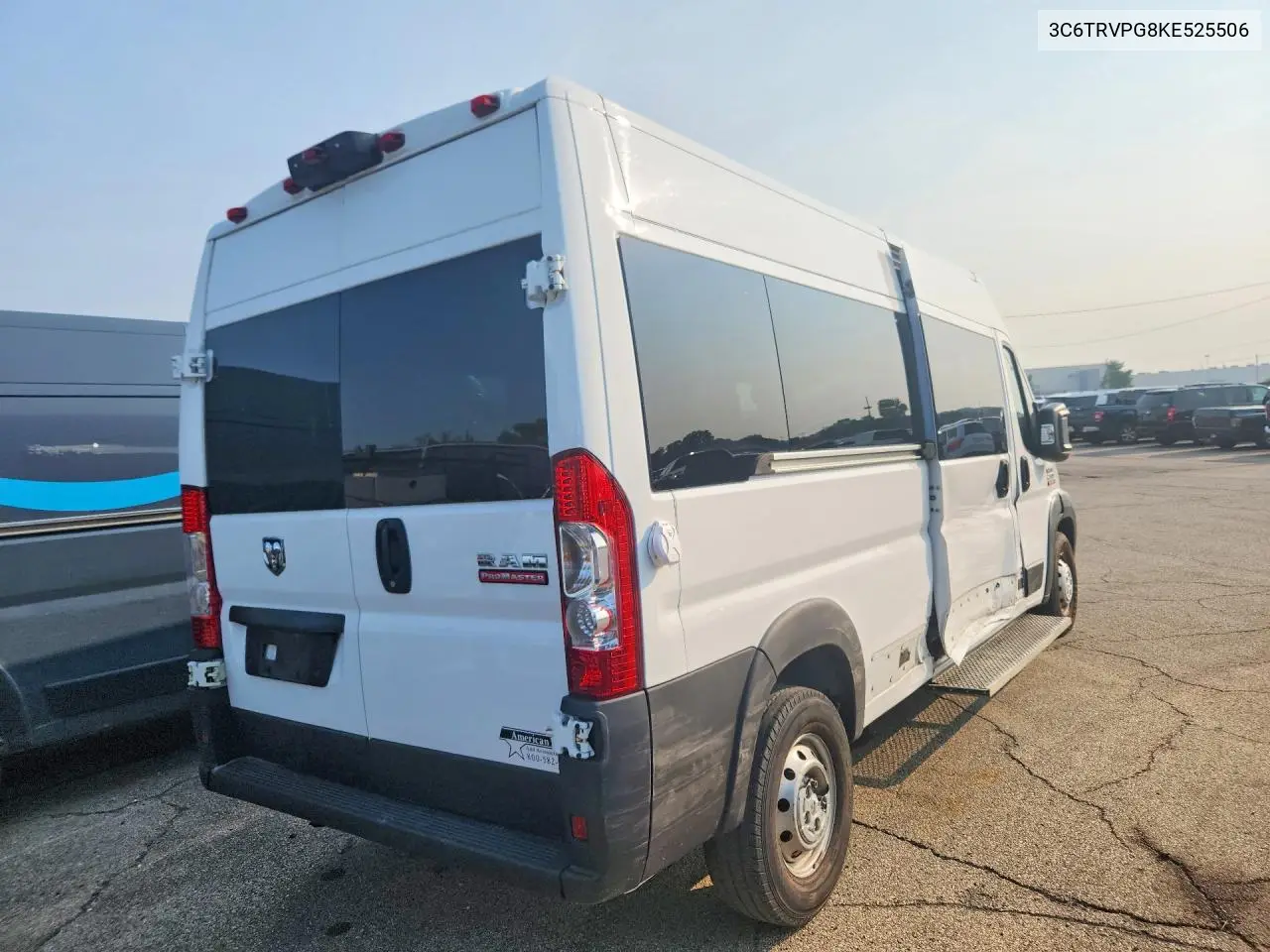 2019 Ram Promaster 2500 2500 High VIN: 3C6TRVPG8KE525506 Lot: 61189776