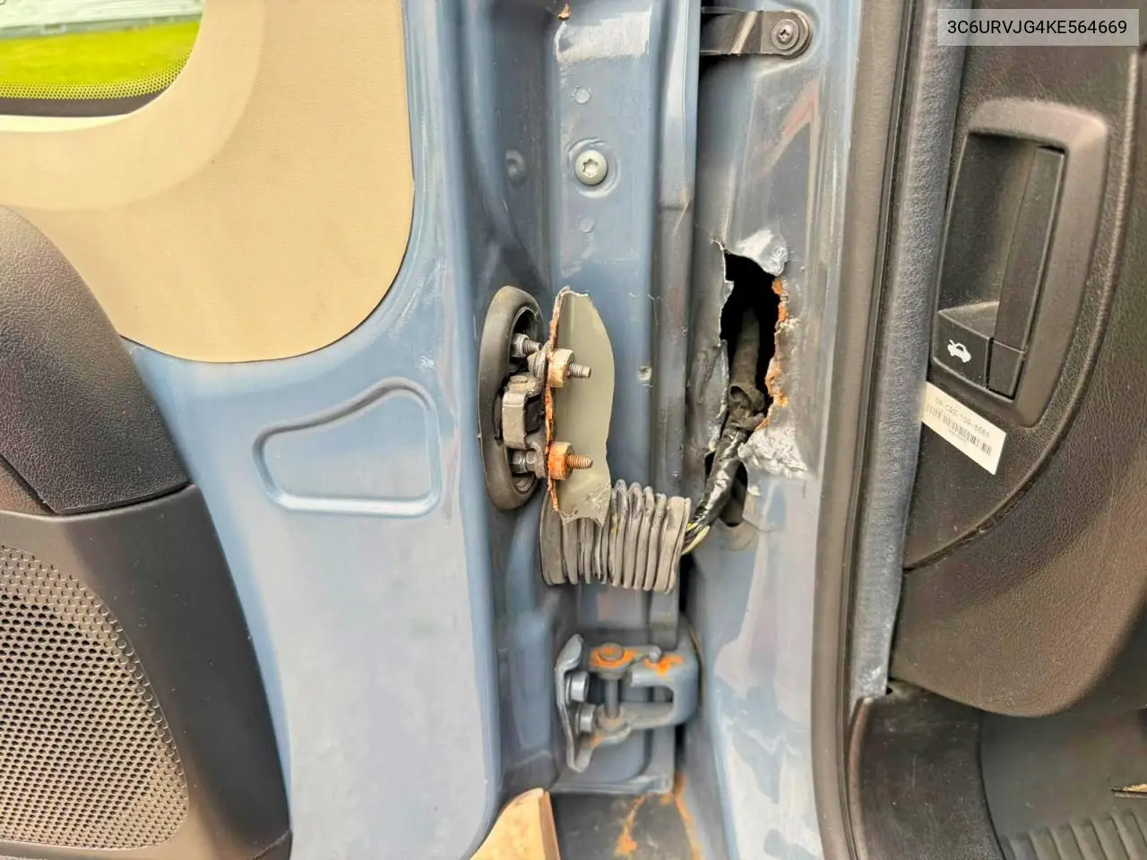 2019 Ram Promaster 3500 3500 High VIN: 3C6URVJG4KE564669 Lot: 61524956