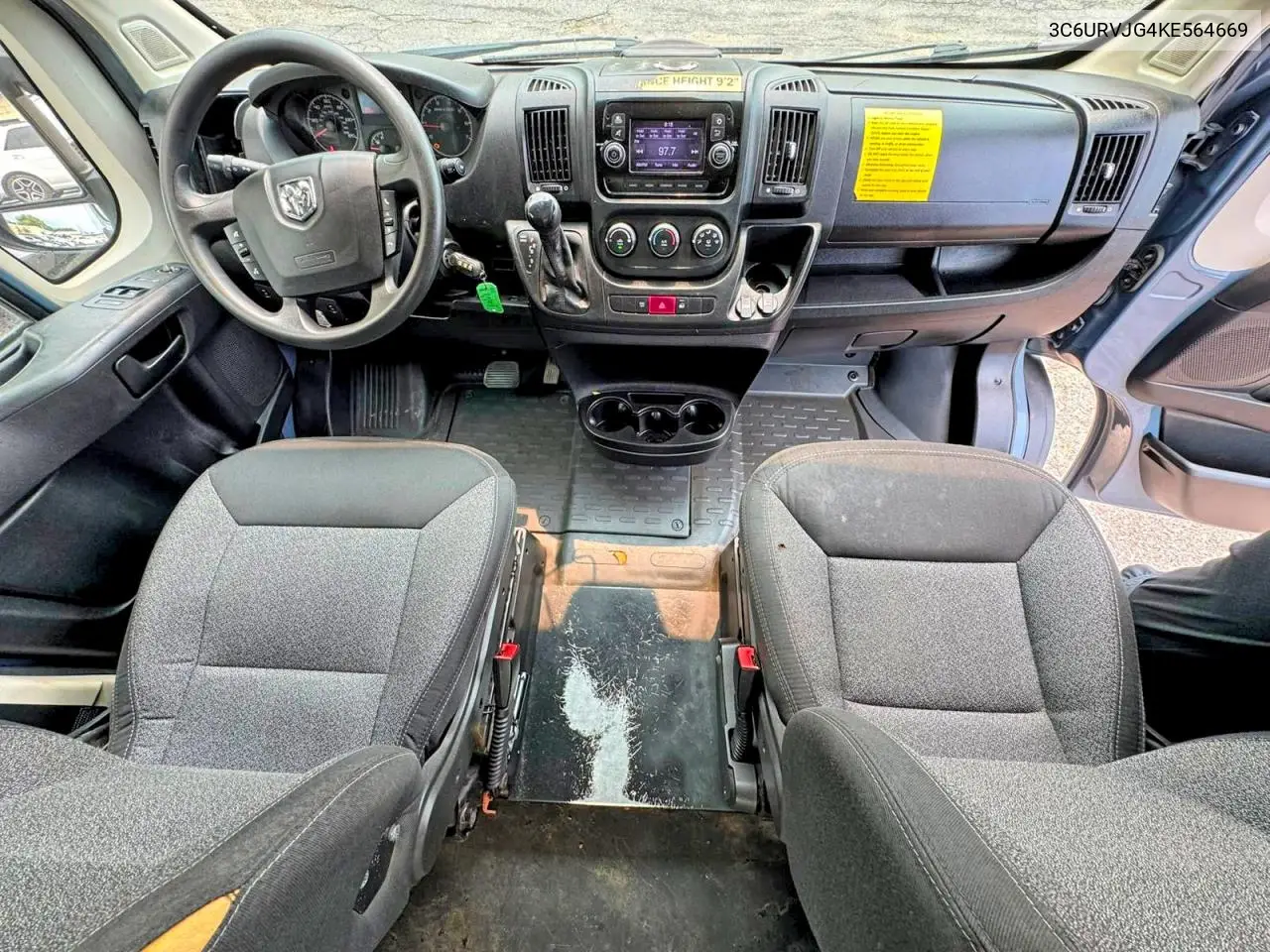 2019 Ram Promaster 3500 3500 High VIN: 3C6URVJG4KE564669 Lot: 61524956