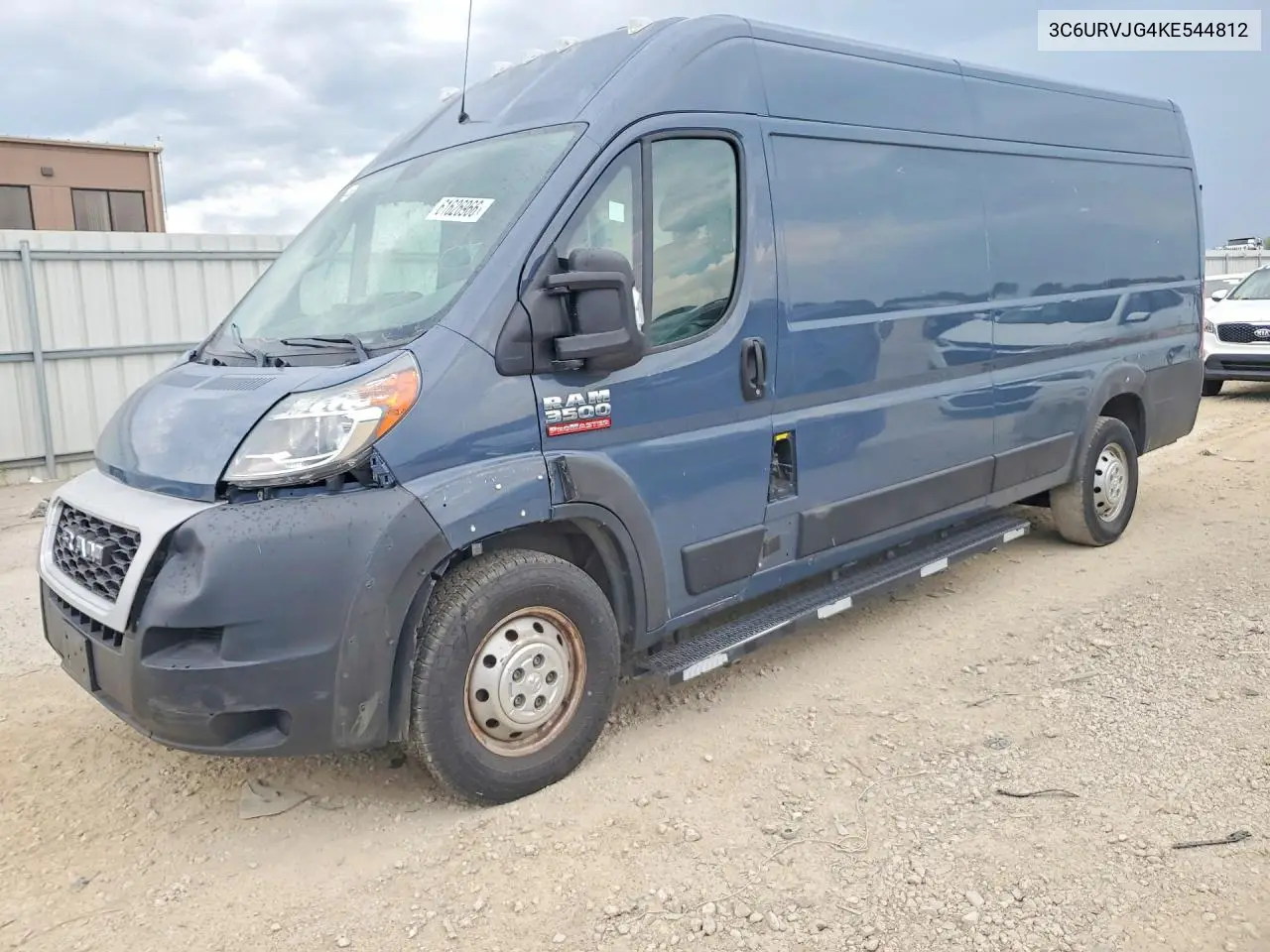 2019 Ram Promaster 3500 3500 High VIN: 3C6URVJG4KE544812 Lot: 61626966