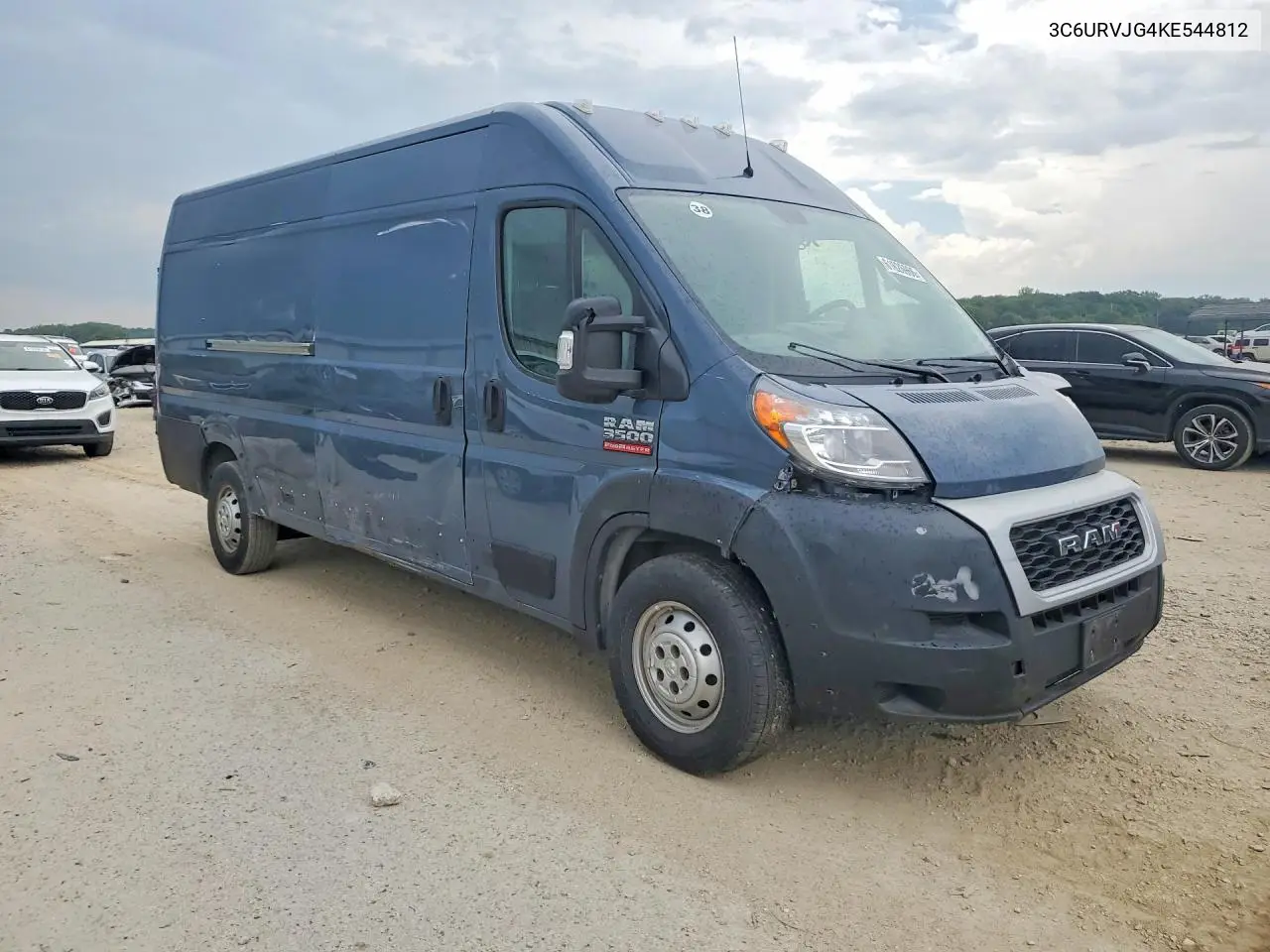 2019 Ram Promaster 3500 3500 High VIN: 3C6URVJG4KE544812 Lot: 61626966
