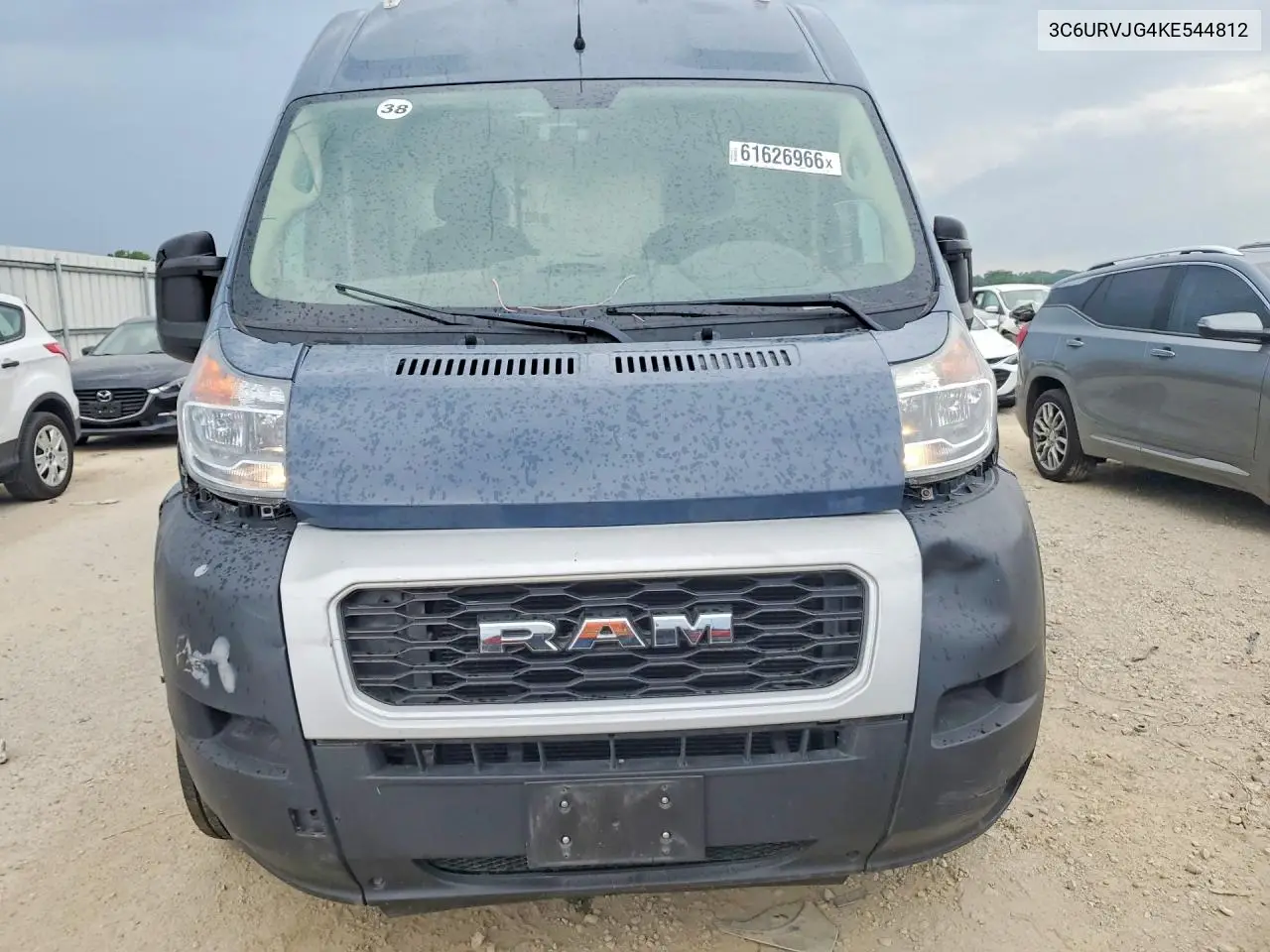 2019 Ram Promaster 3500 3500 High VIN: 3C6URVJG4KE544812 Lot: 61626966