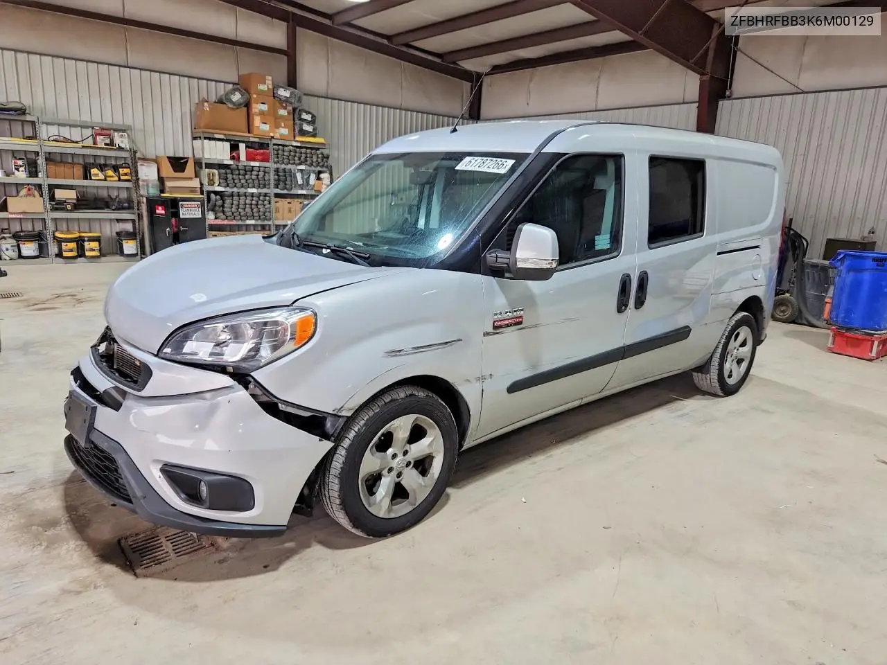 2019 Ram Promaster City Slt VIN: ZFBHRFBB3K6M00129 Lot: 61787266