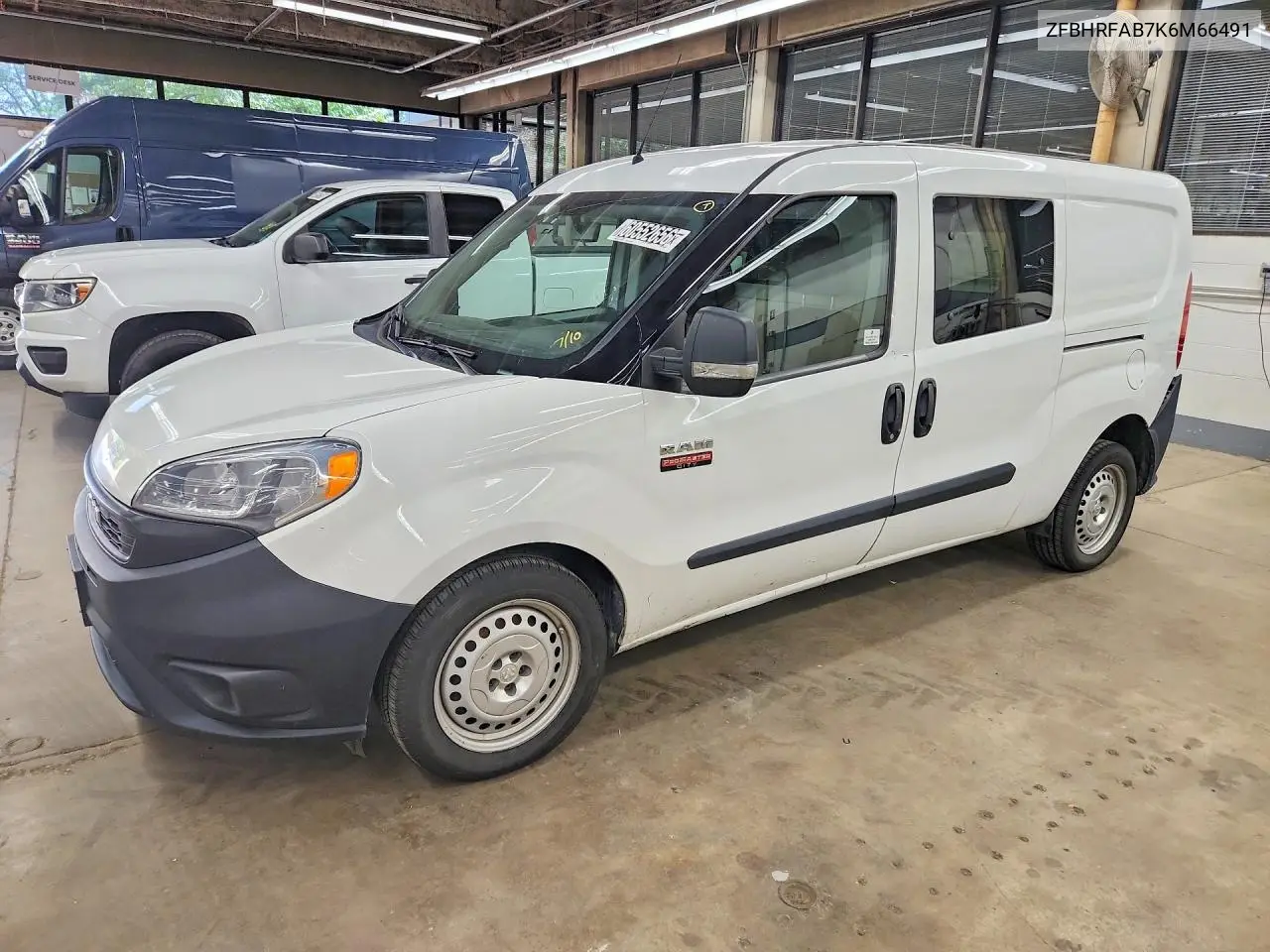 2019 Ram Promaster City St Delivery Van VIN: ZFBHRFAB7K6M66491 Lot: 62344406