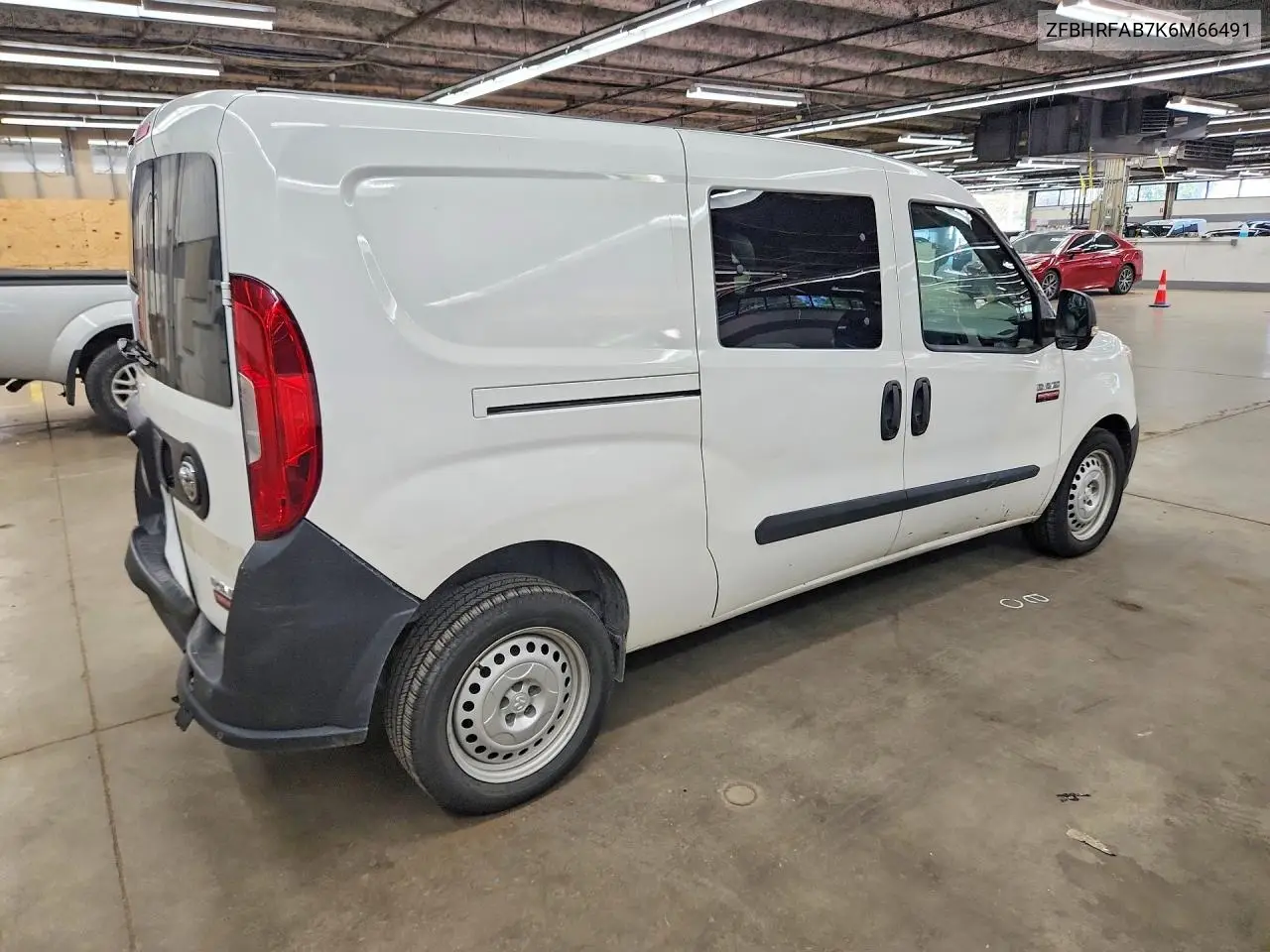 2019 Ram Promaster City St Delivery Van VIN: ZFBHRFAB7K6M66491 Lot: 62344406