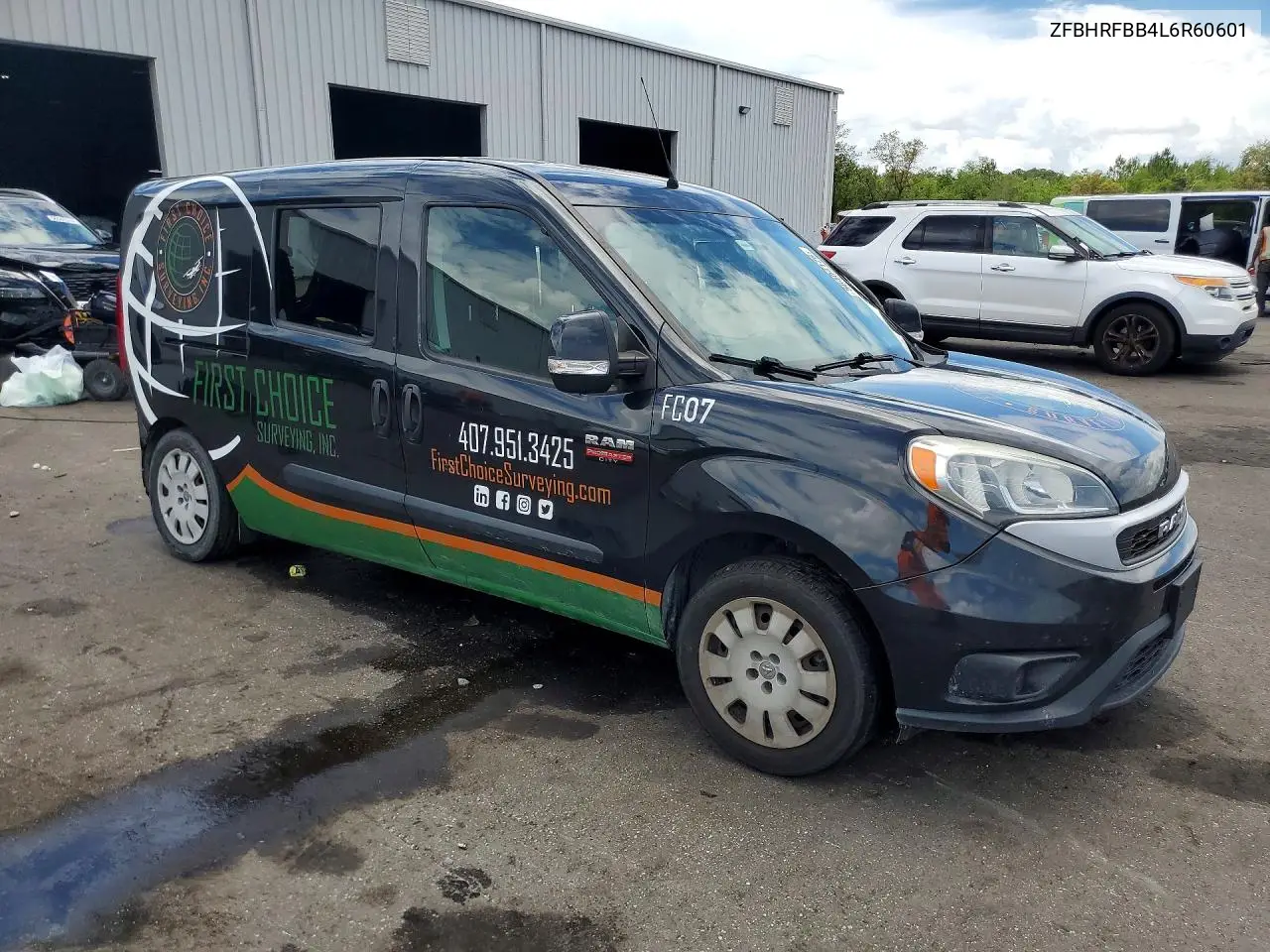 2020 Ram Promaster City Slt VIN: ZFBHRFBB4L6R60601 Lot: 56404176