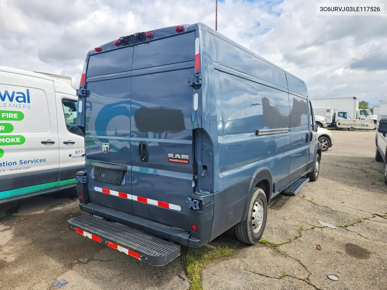 2020 Ram Promaster 3500 3500 High VIN: 3C6URVJG3LE117526 Lot: 57650536