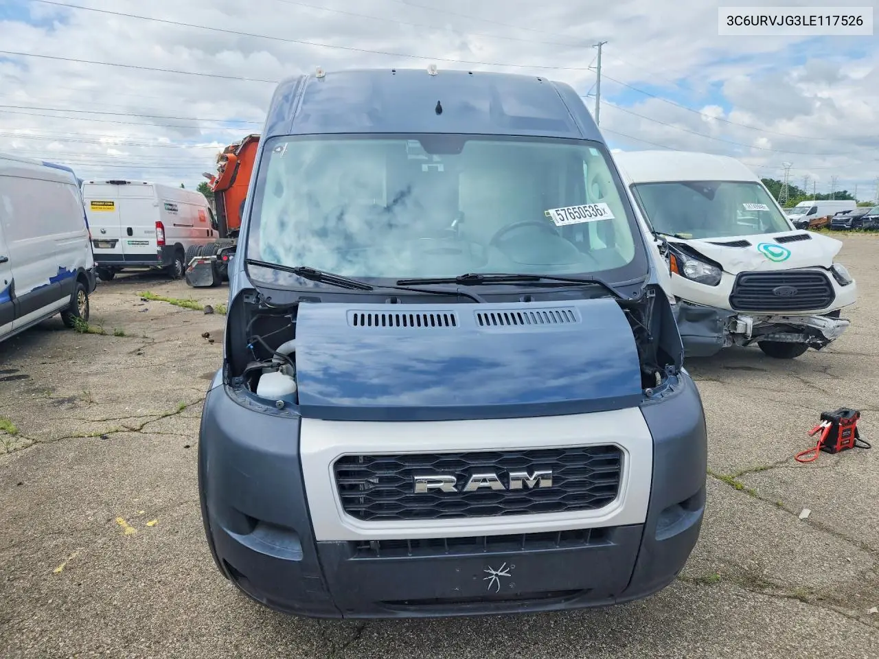 2020 Ram Promaster 3500 3500 High VIN: 3C6URVJG3LE117526 Lot: 57650536