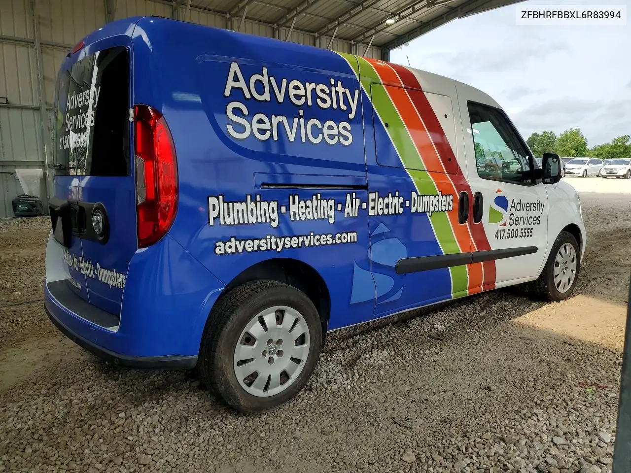 2020 Ram Promaster City Slt VIN: ZFBHRFBBXL6R83994 Lot: 58196796