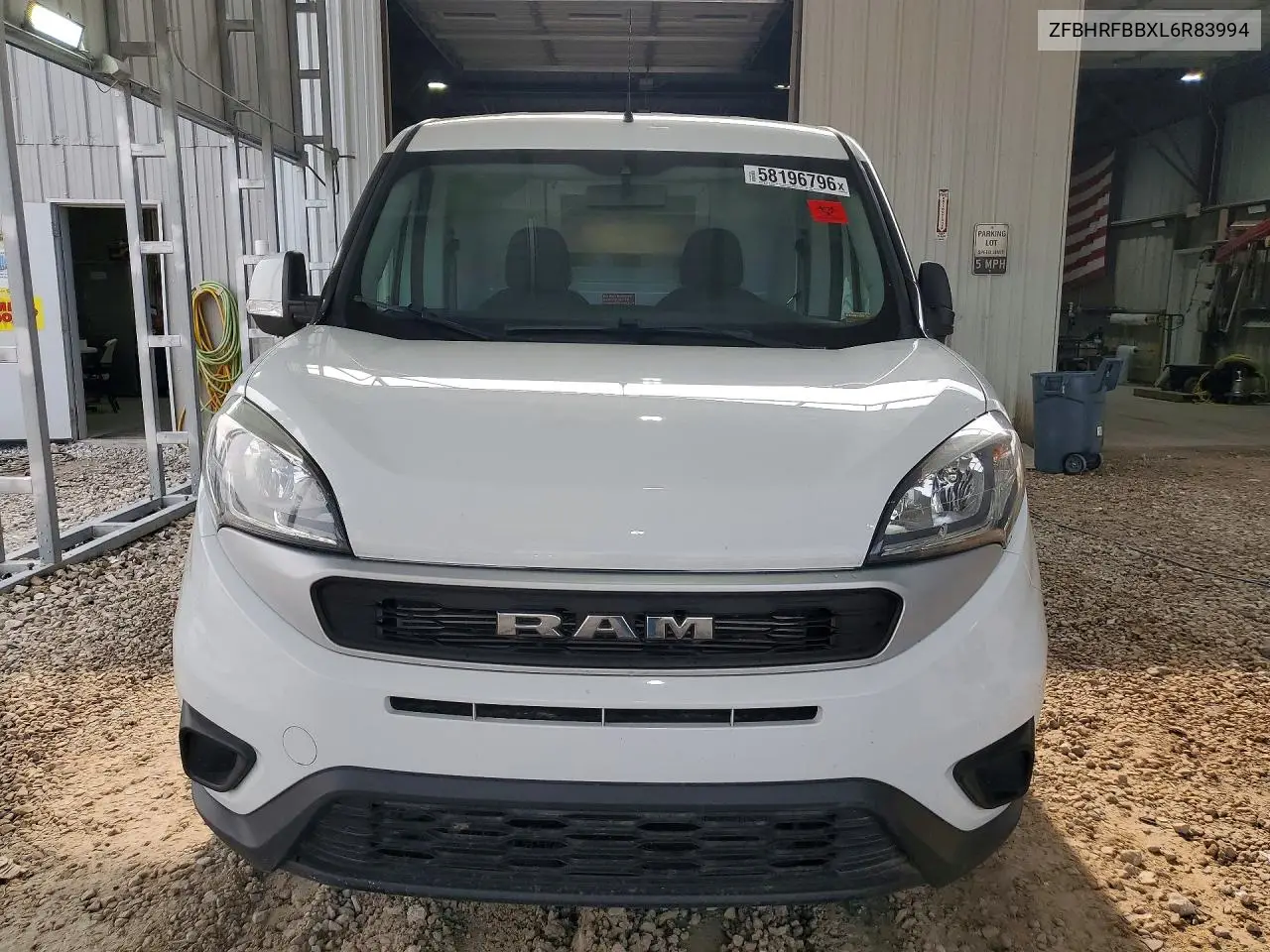 2020 Ram Promaster City Slt VIN: ZFBHRFBBXL6R83994 Lot: 58196796