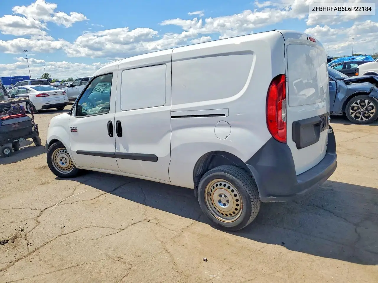 2020 Ram Promaster City VIN: ZFBHRFAB6L6P22184 Lot: 58248616