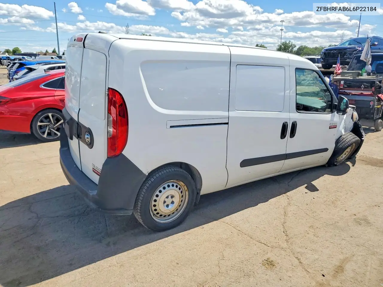 2020 Ram Promaster City VIN: ZFBHRFAB6L6P22184 Lot: 58248616