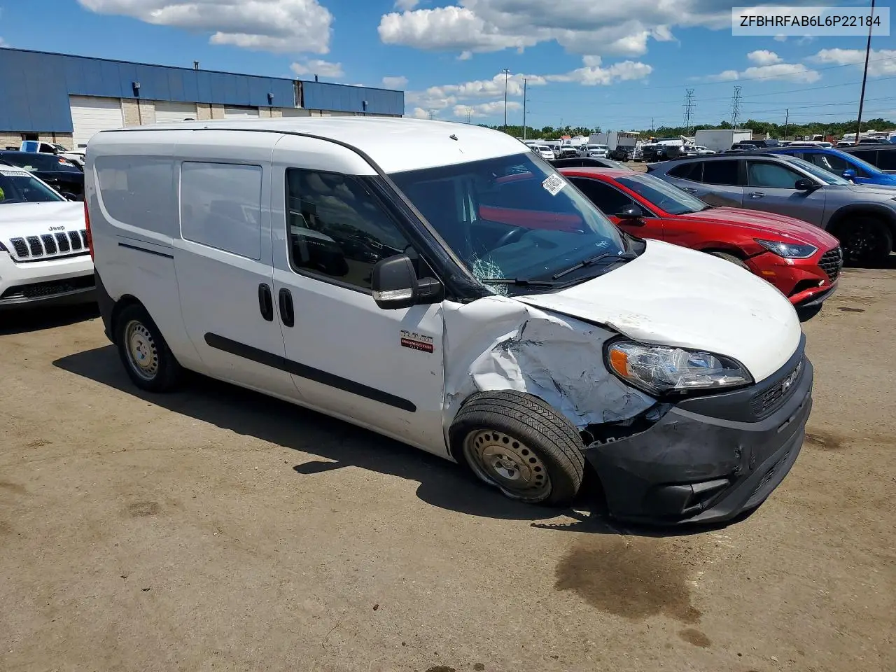 2020 Ram Promaster City VIN: ZFBHRFAB6L6P22184 Lot: 58248616